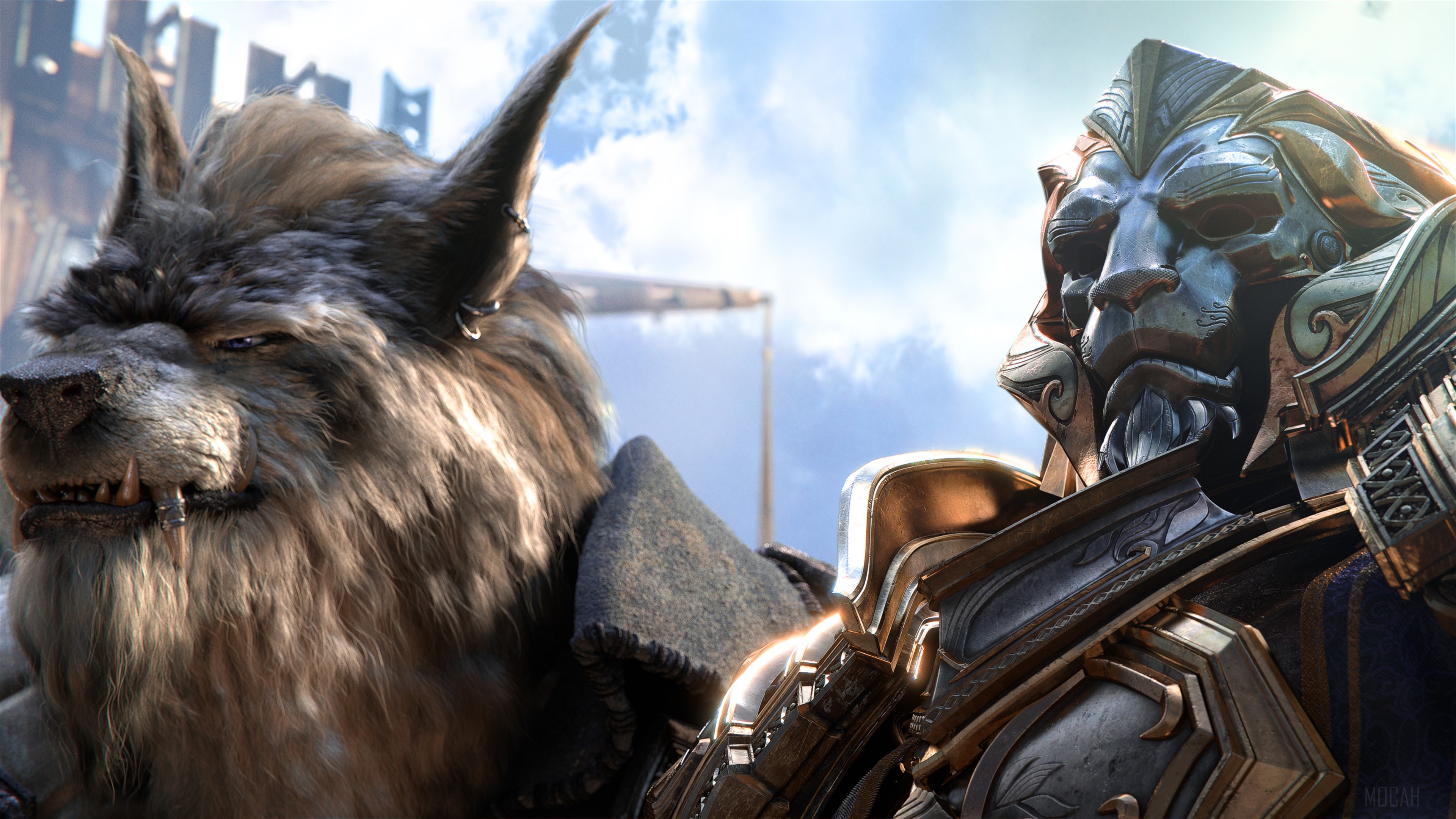 Genn Greymane and Anduin Wrynn from World of Warcraft HD Wallpaper