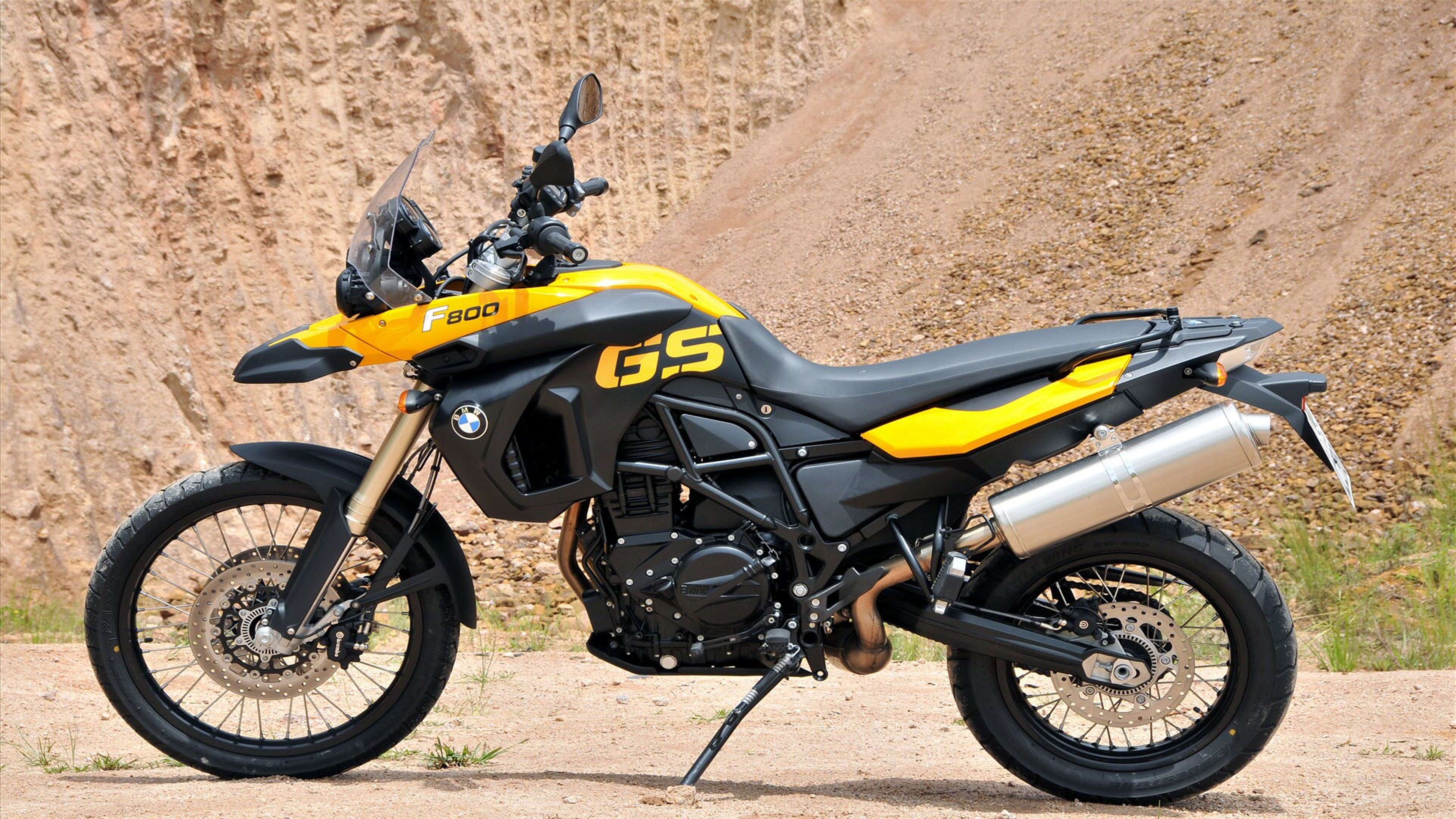 BMW F 800 GS motorcycle in 4K HD Wallpaper