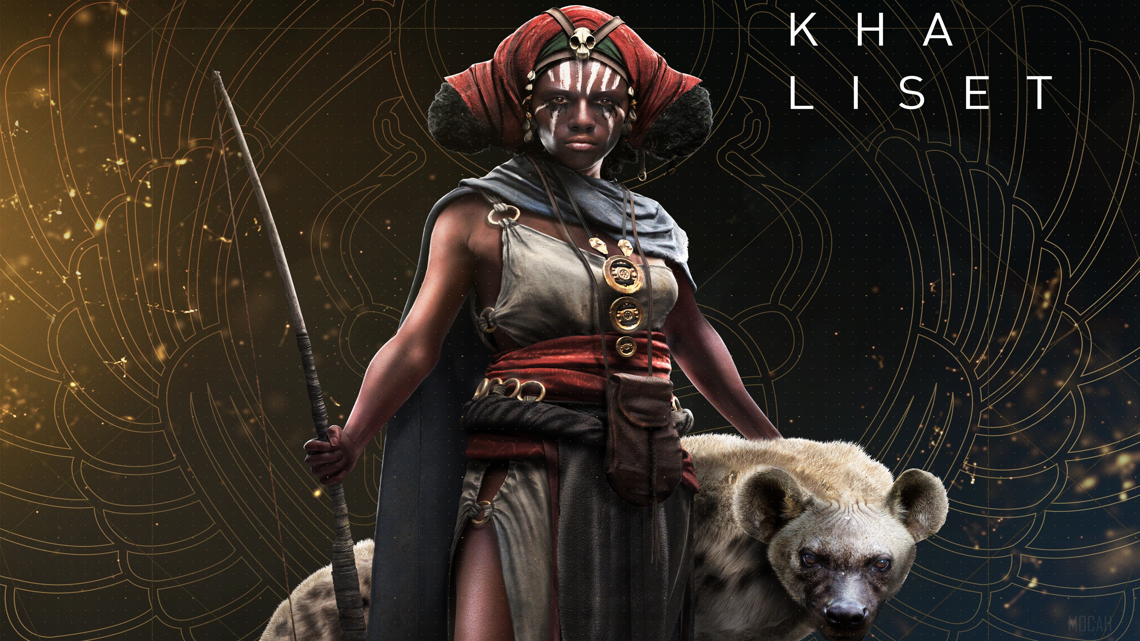 Khaliset from Assassin's Creed Origins 4K HD Wallpaper