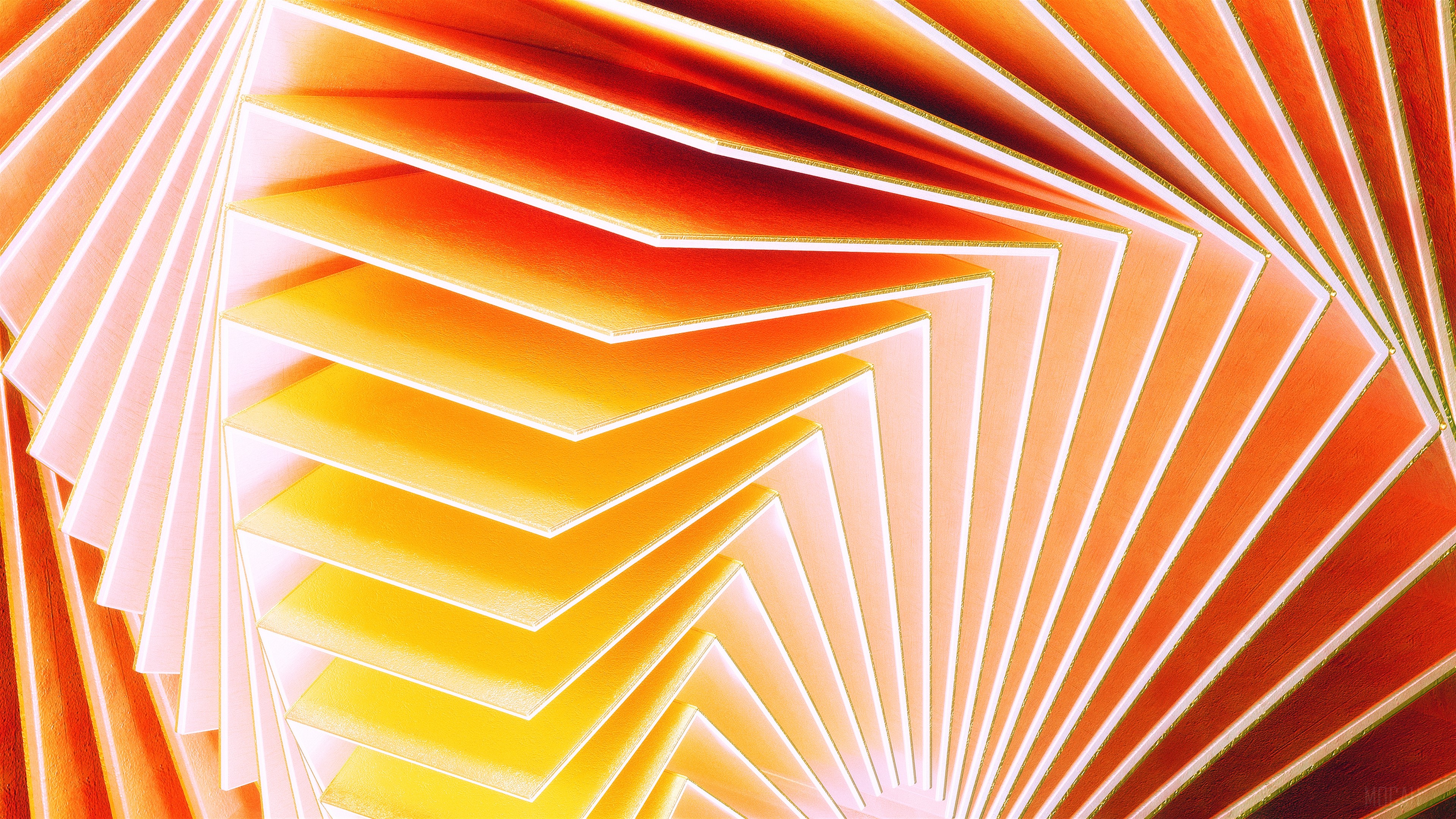Abstract Metal Waves 4K HD Wallpaper