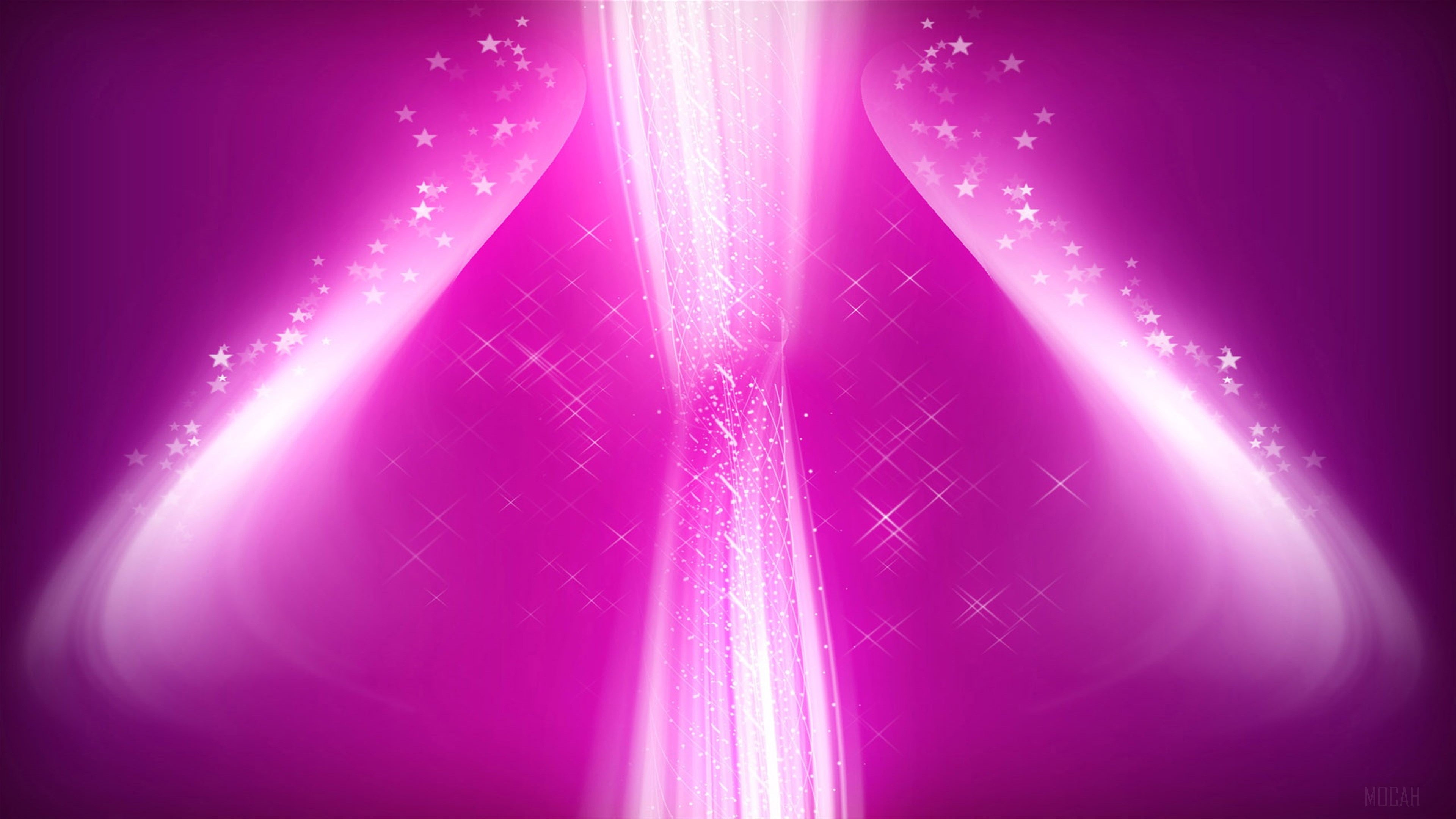 Pink Glow Abstract HD Wallpaper