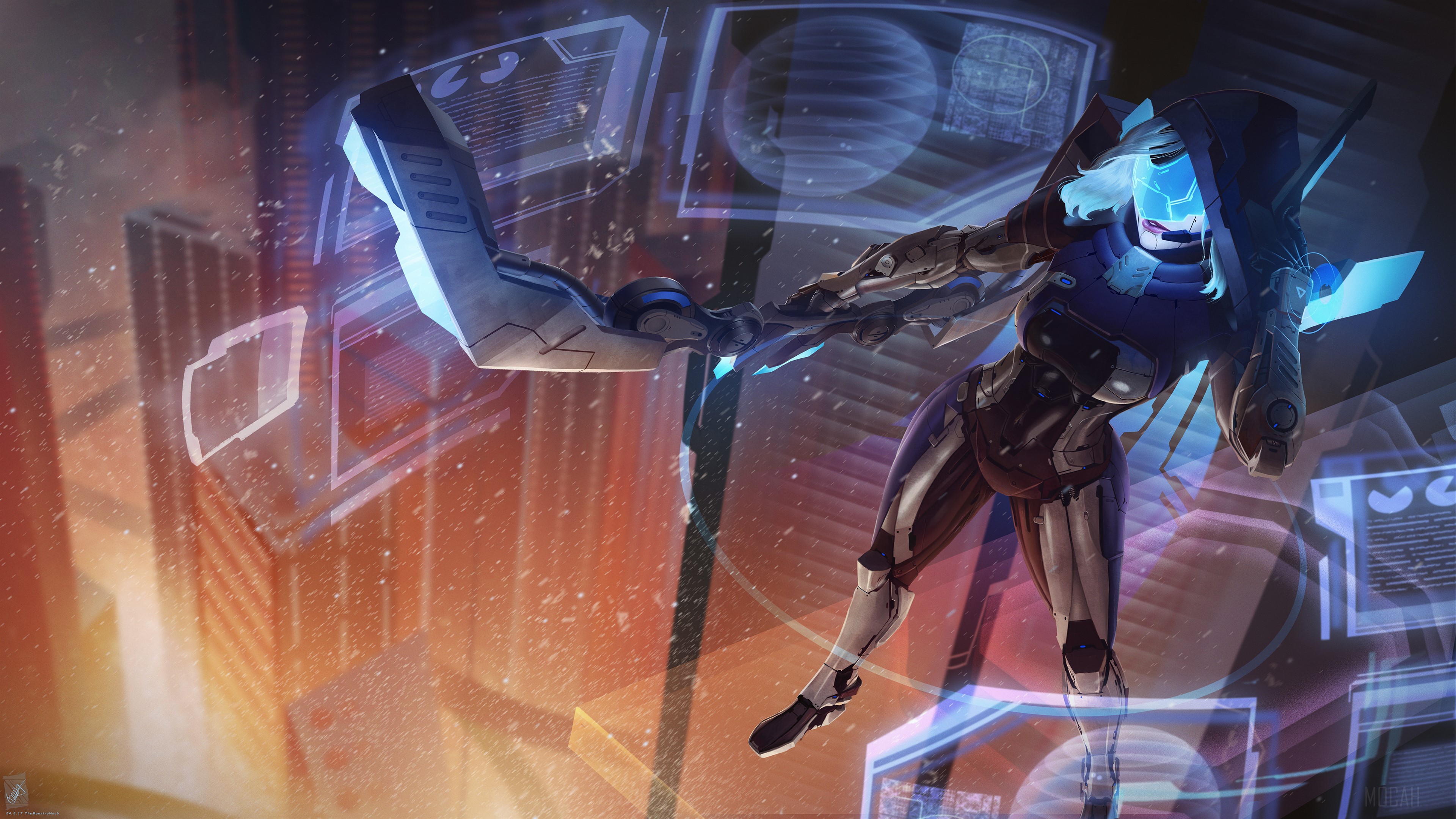 Ashe from League of Legends 4K HD Wallpaper