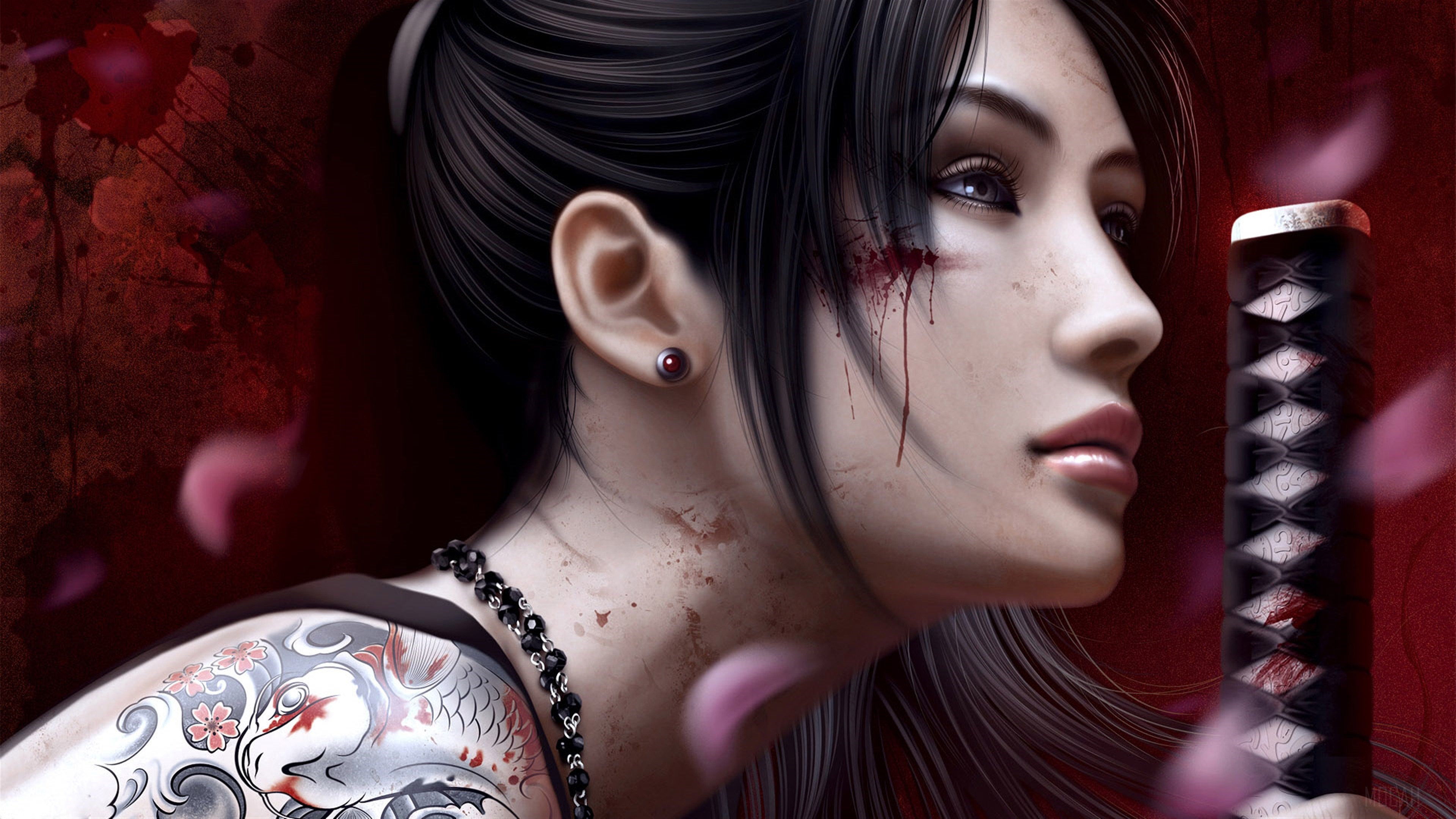 Fantasy Warrior HD Wallpaper