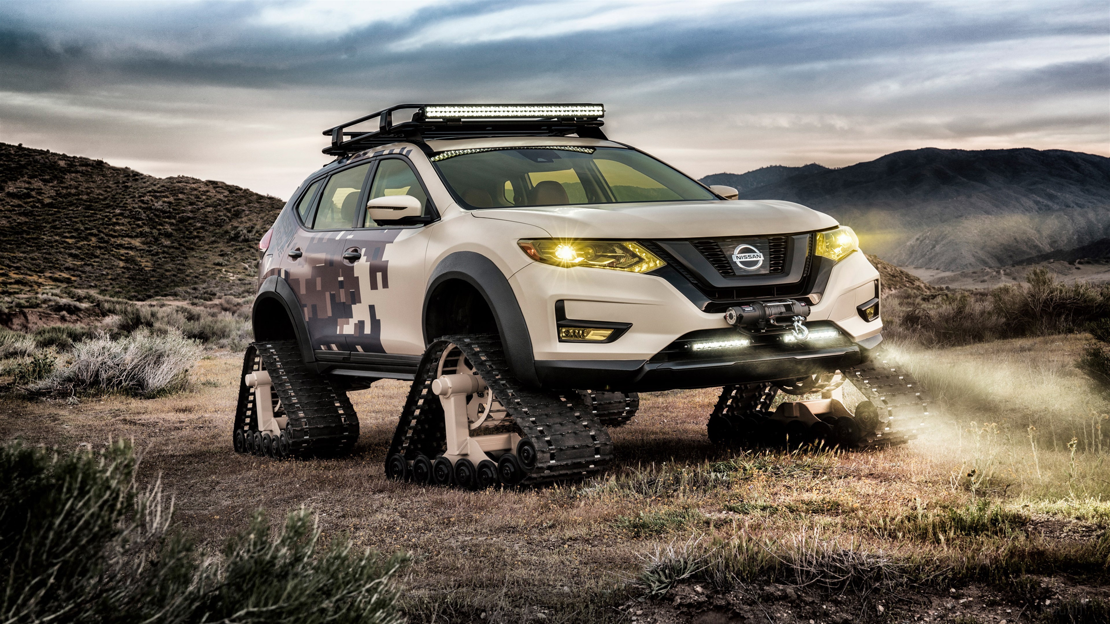 Nissan Rogue Trail Warrior Project Concept 2017 HD Wallpaper