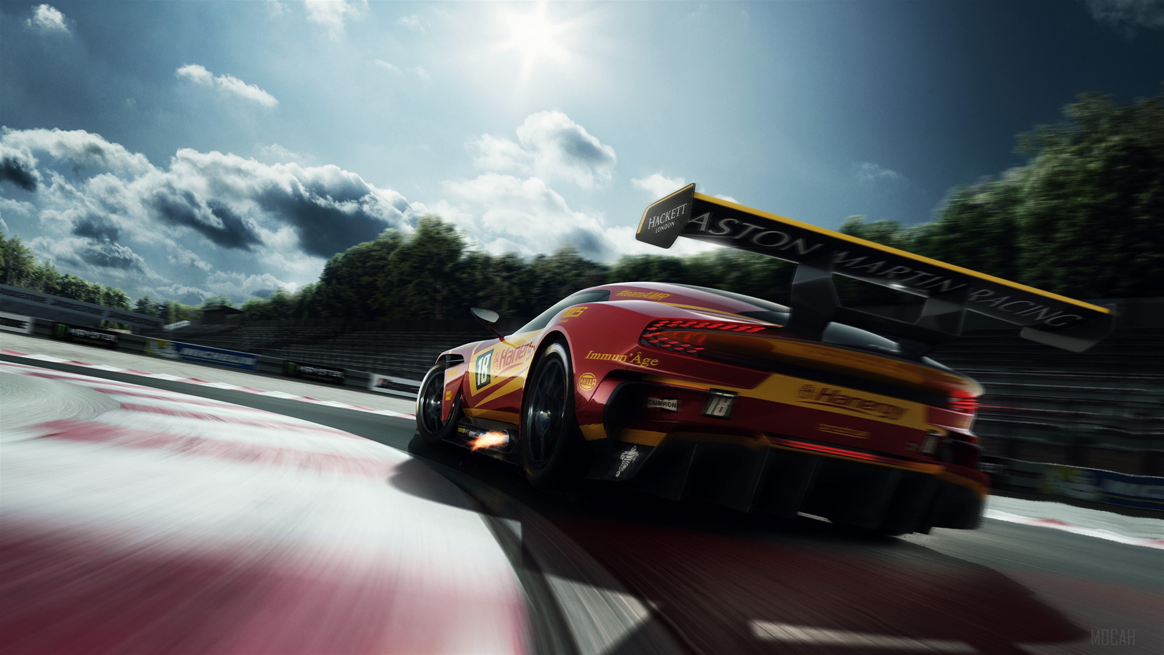 Aston Martin Vulcan Racing Car on Track 4K HD Wallpaper