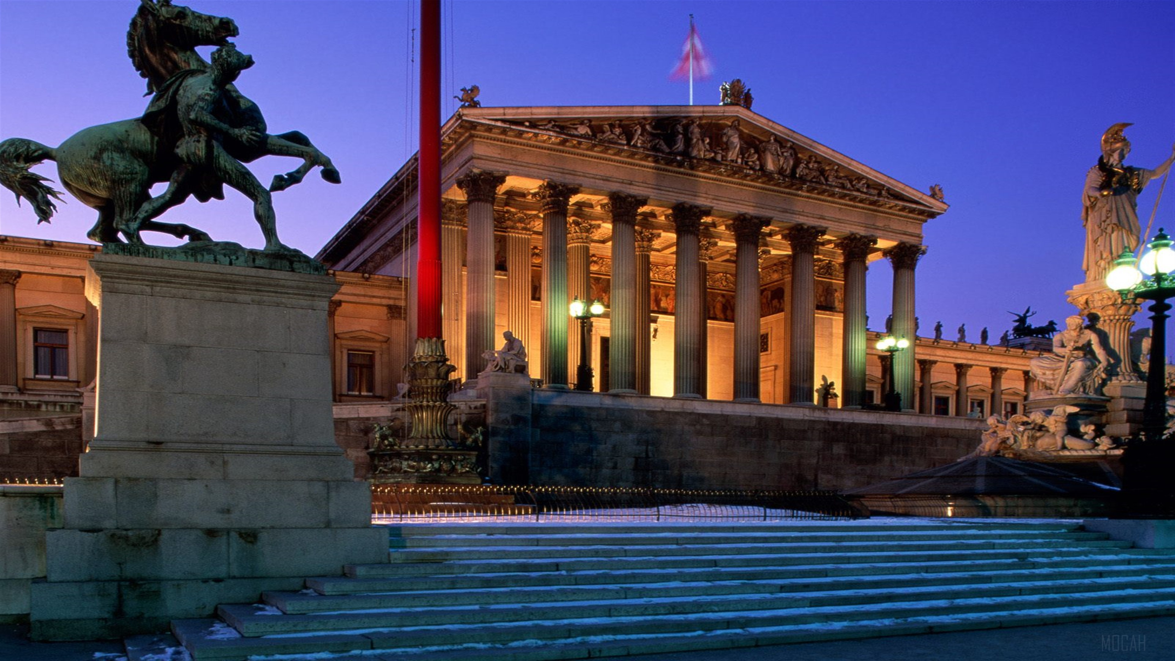Parliament Building Austria HD Wallpaper