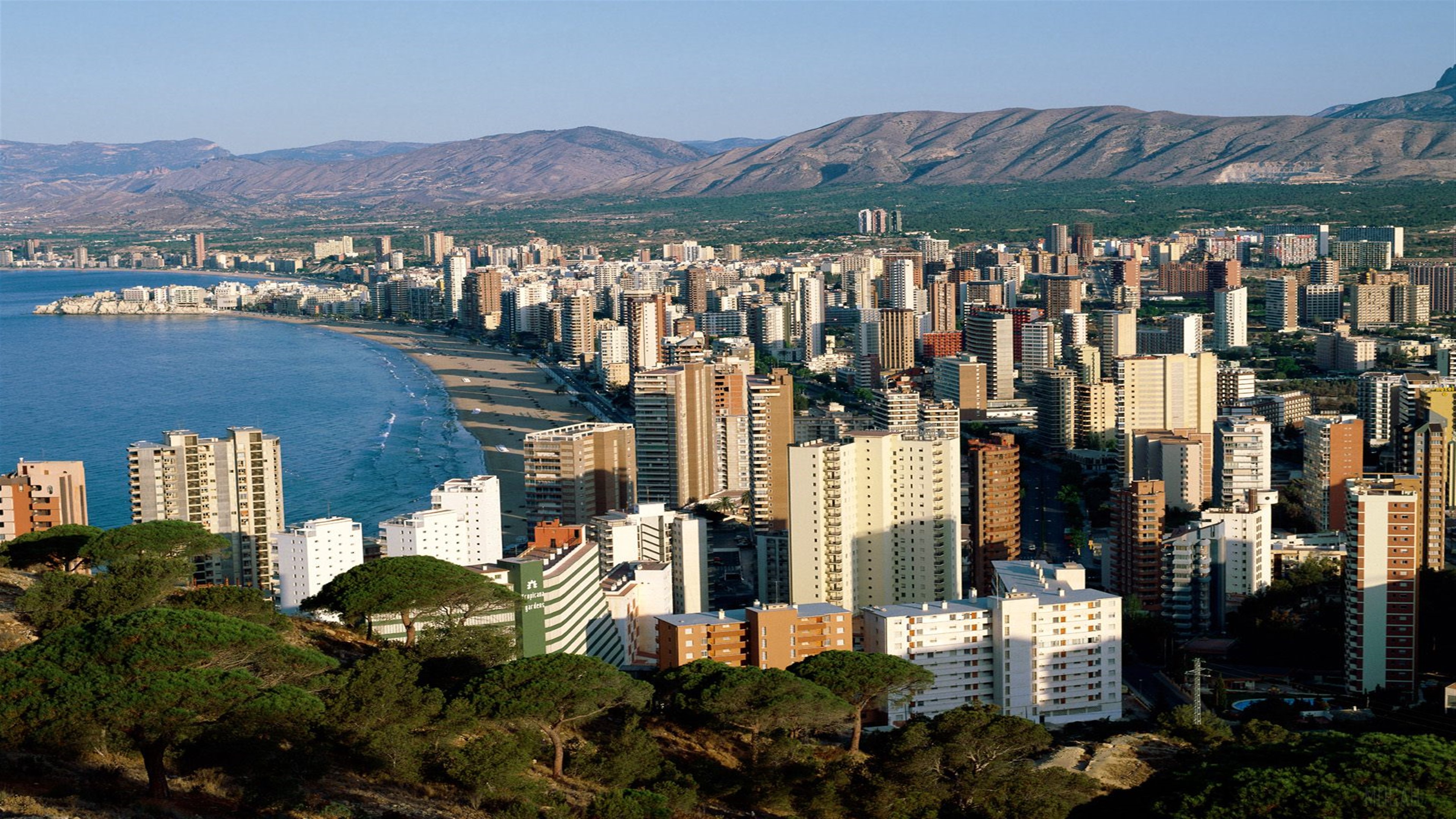 Benidorm Costa Blanca Spain HD Wallpaper