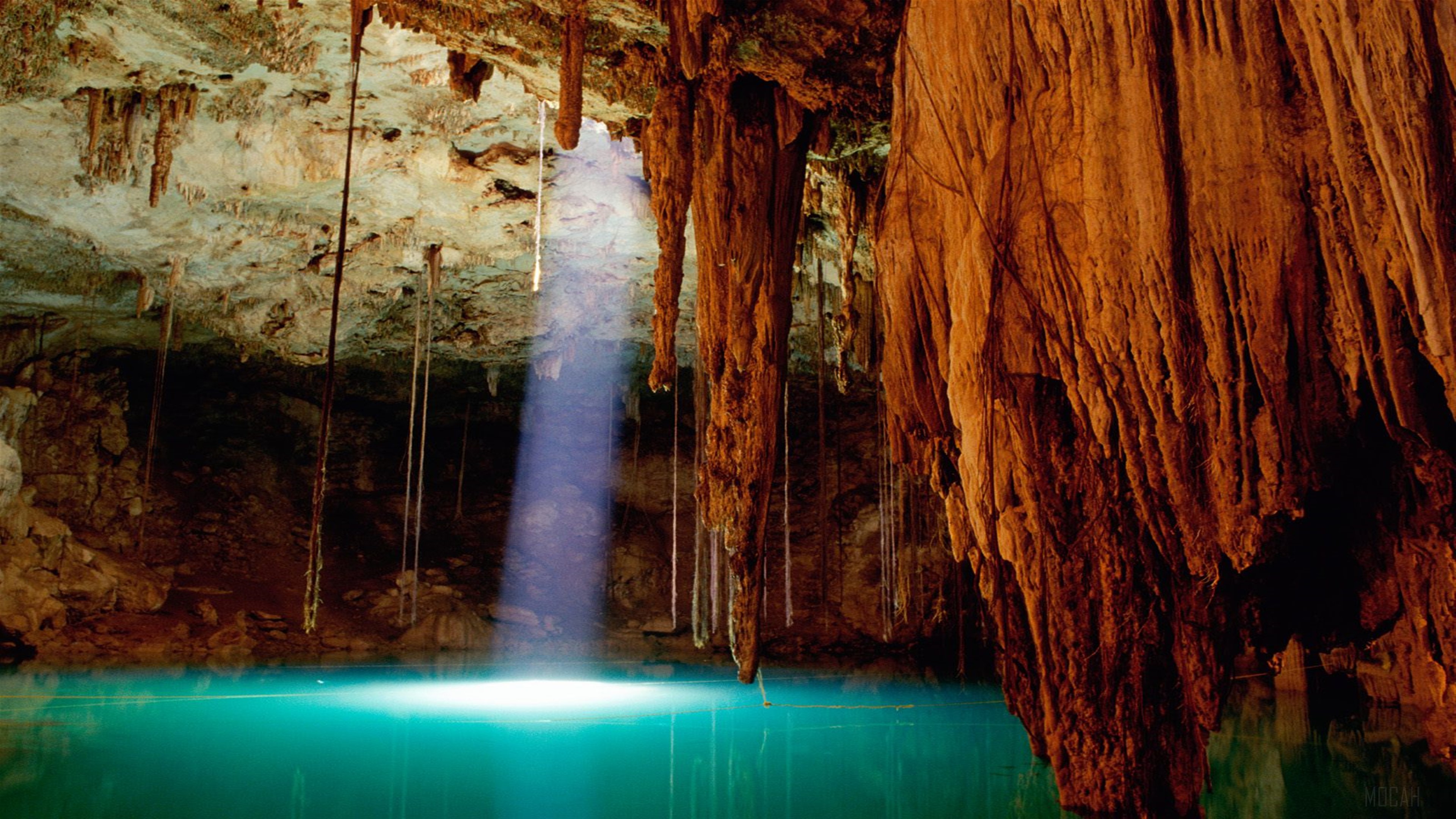 Cenote Dzitnup Mexico HD Wallpaper