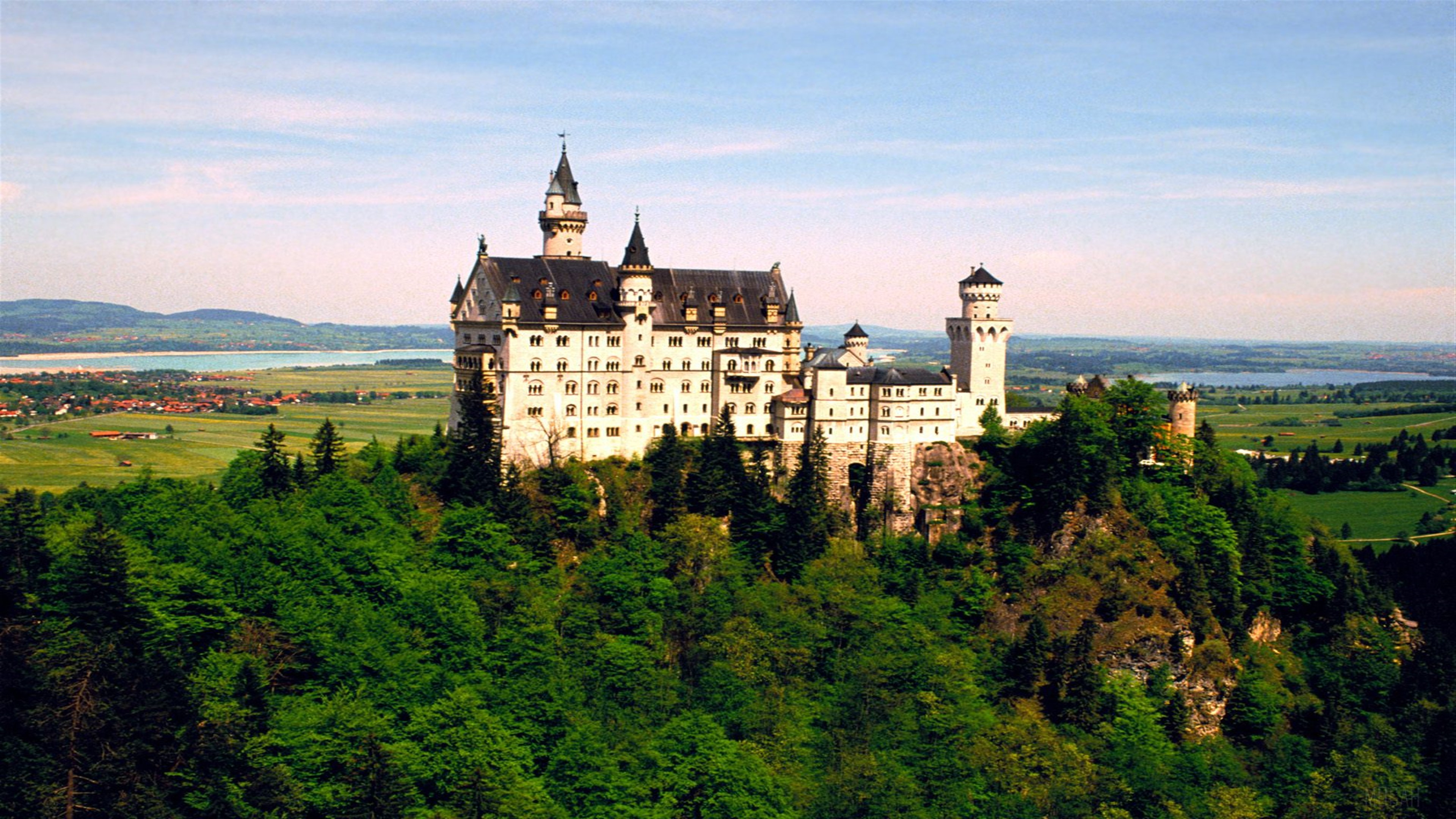 Neuschwanstein Castle in Germany 4K HD Wallpaper