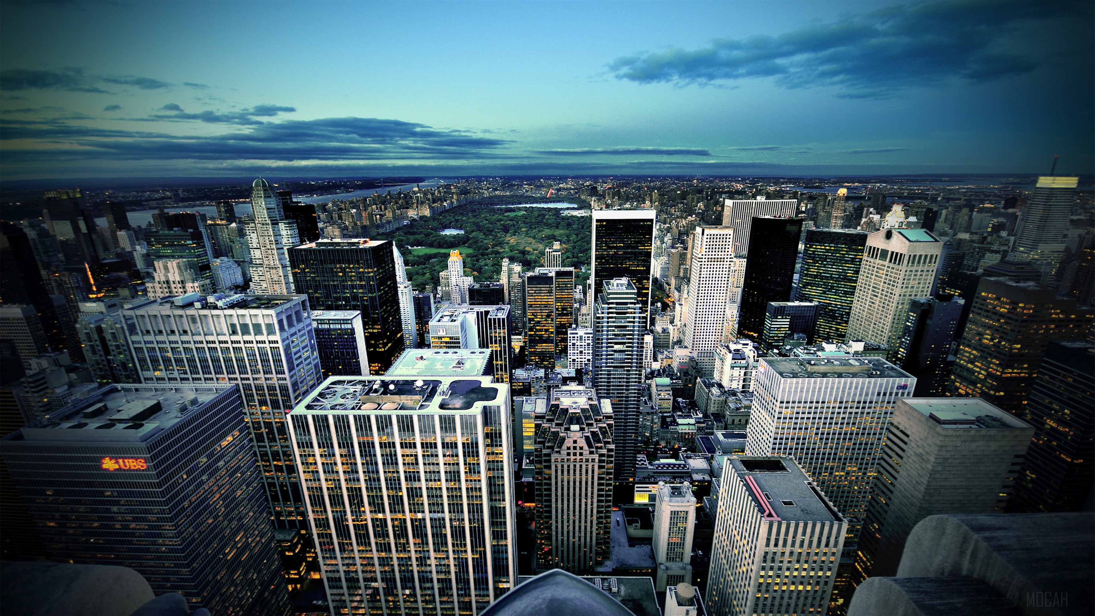 New York City Skyline with Central Park 4K HD Wallpaper