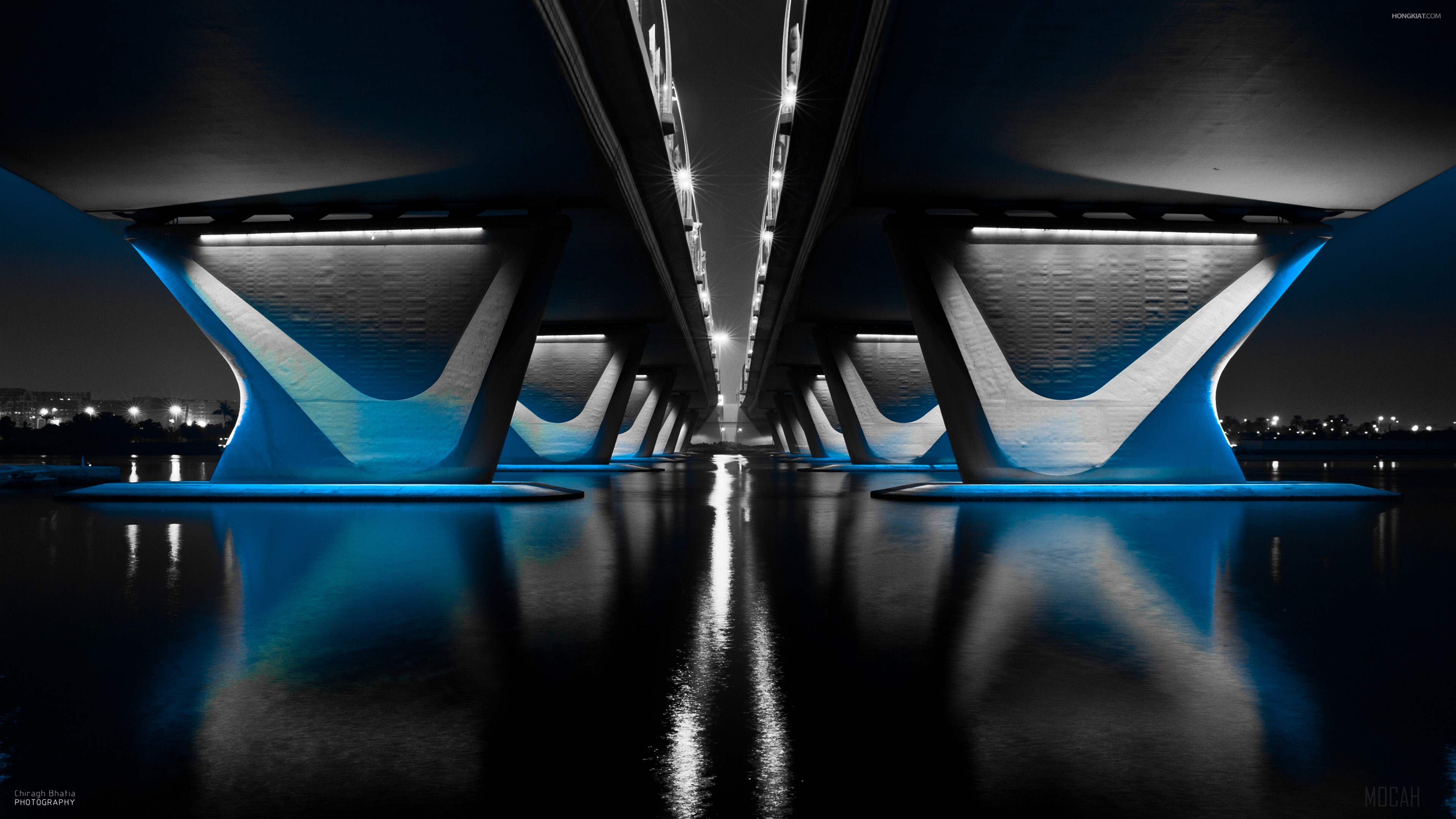 MidNight Bridge HD Wallpaper