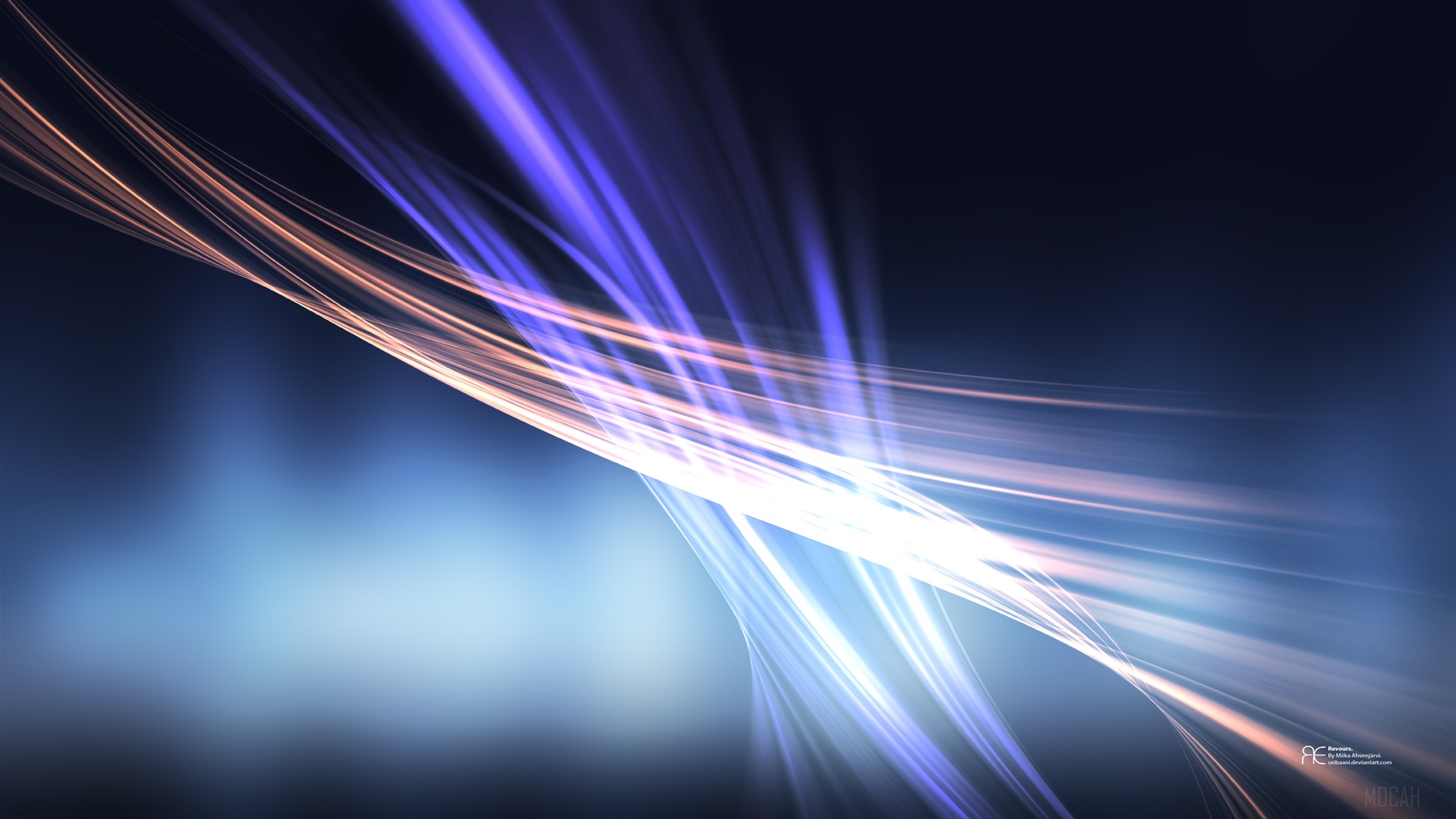 Abstract Light Streaks 4K HD Wallpaper