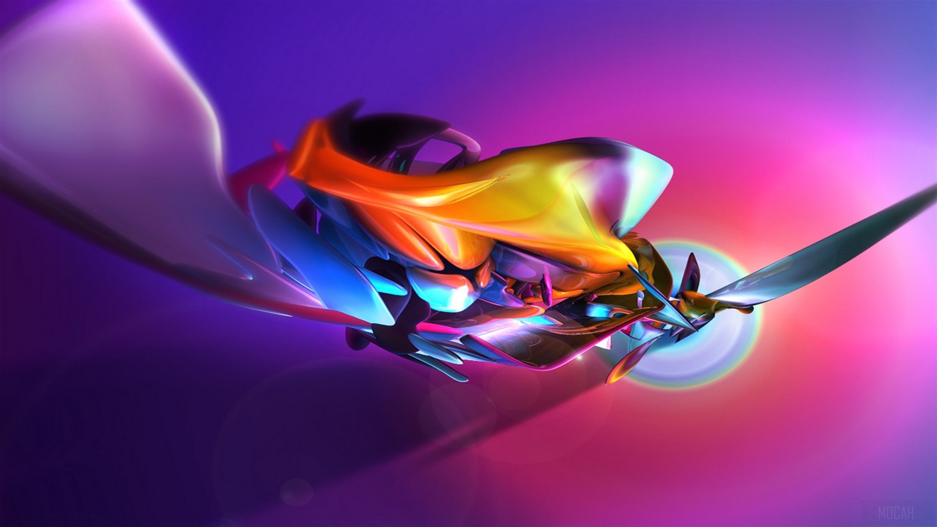 Abstract 4K Colors HD Wallpaper