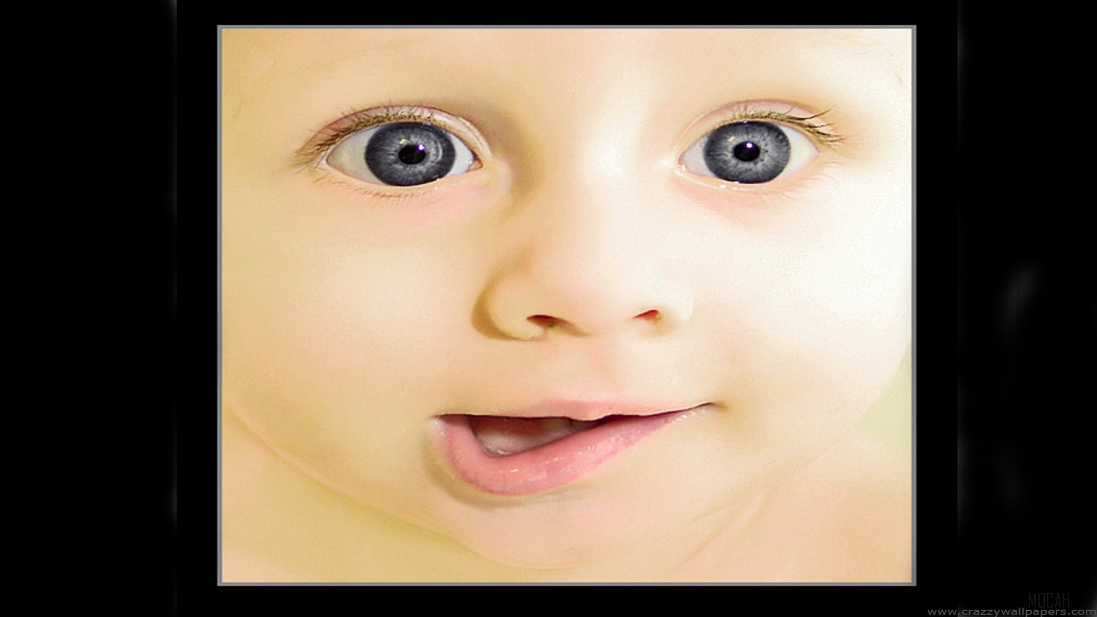 Cute baby face 4K HD Wallpaper