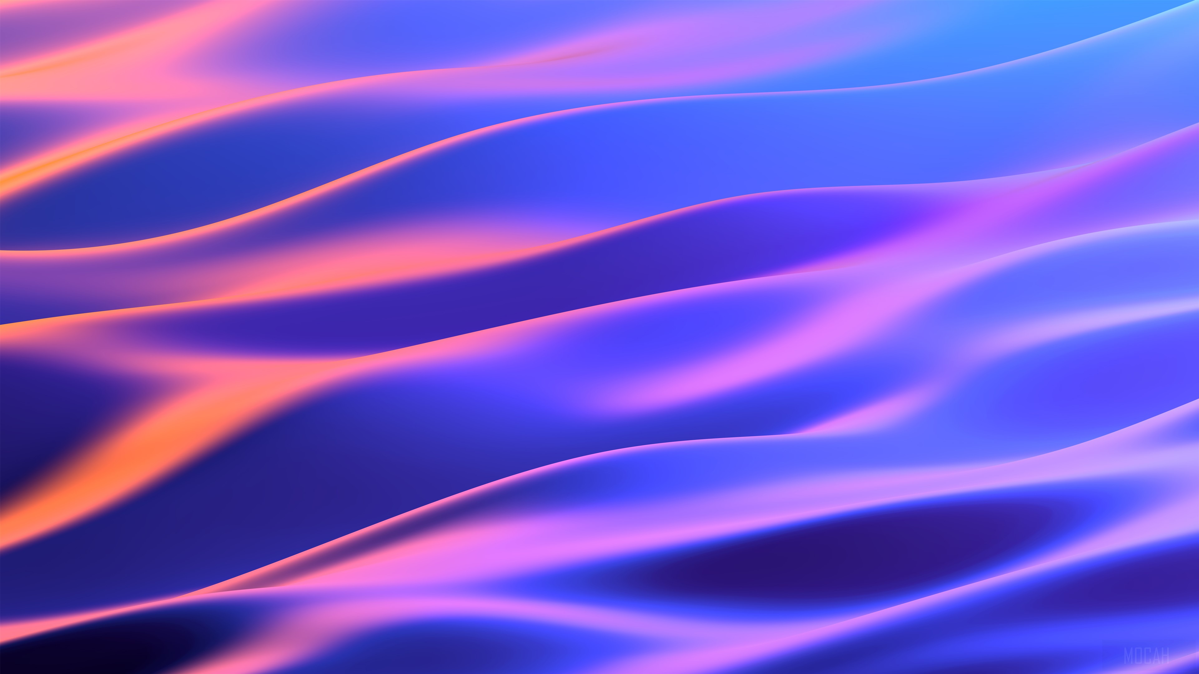 Neon Dunes 4K HD Wallpaper