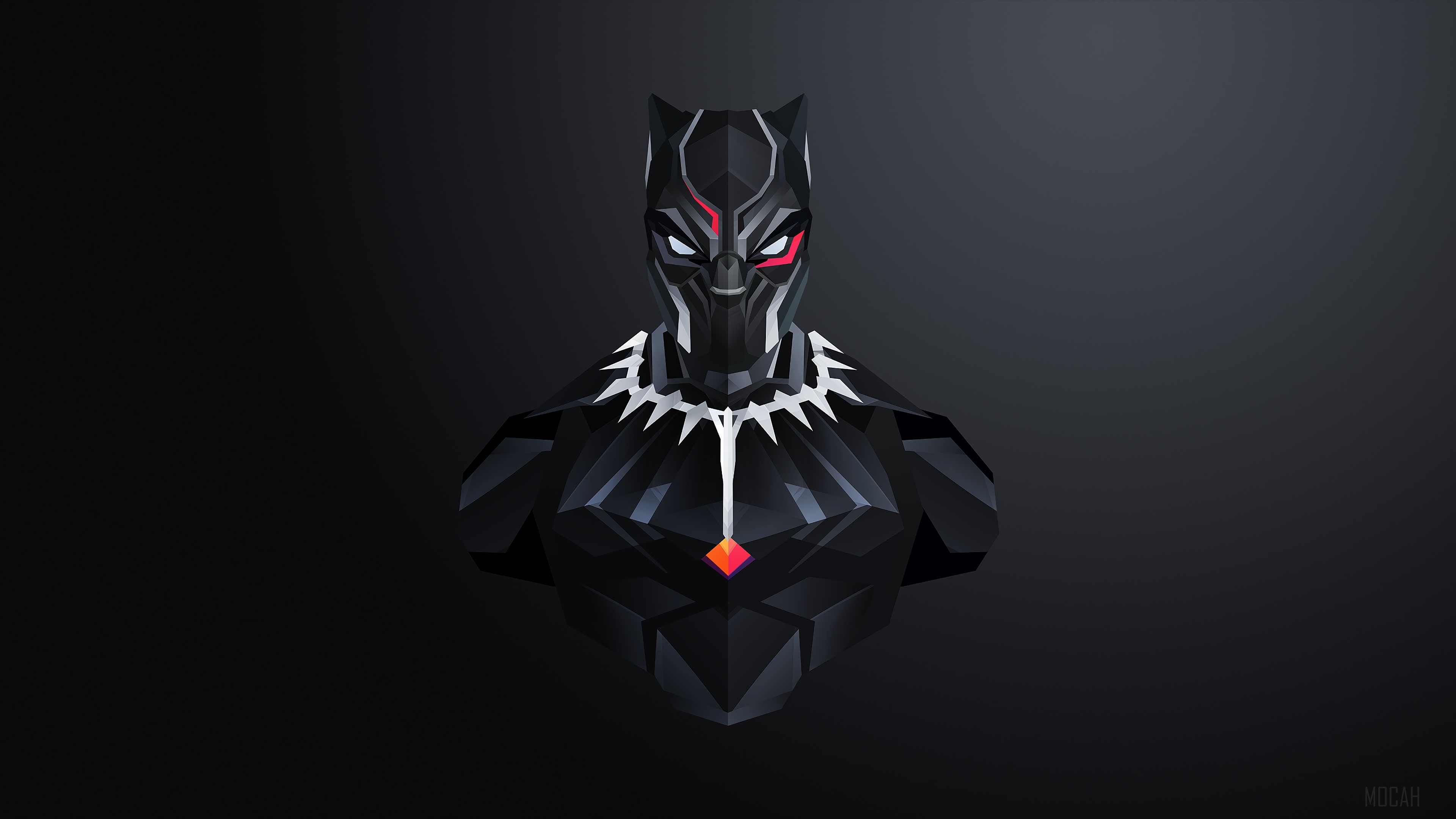 Black Panther Minimal HD Wallpaper