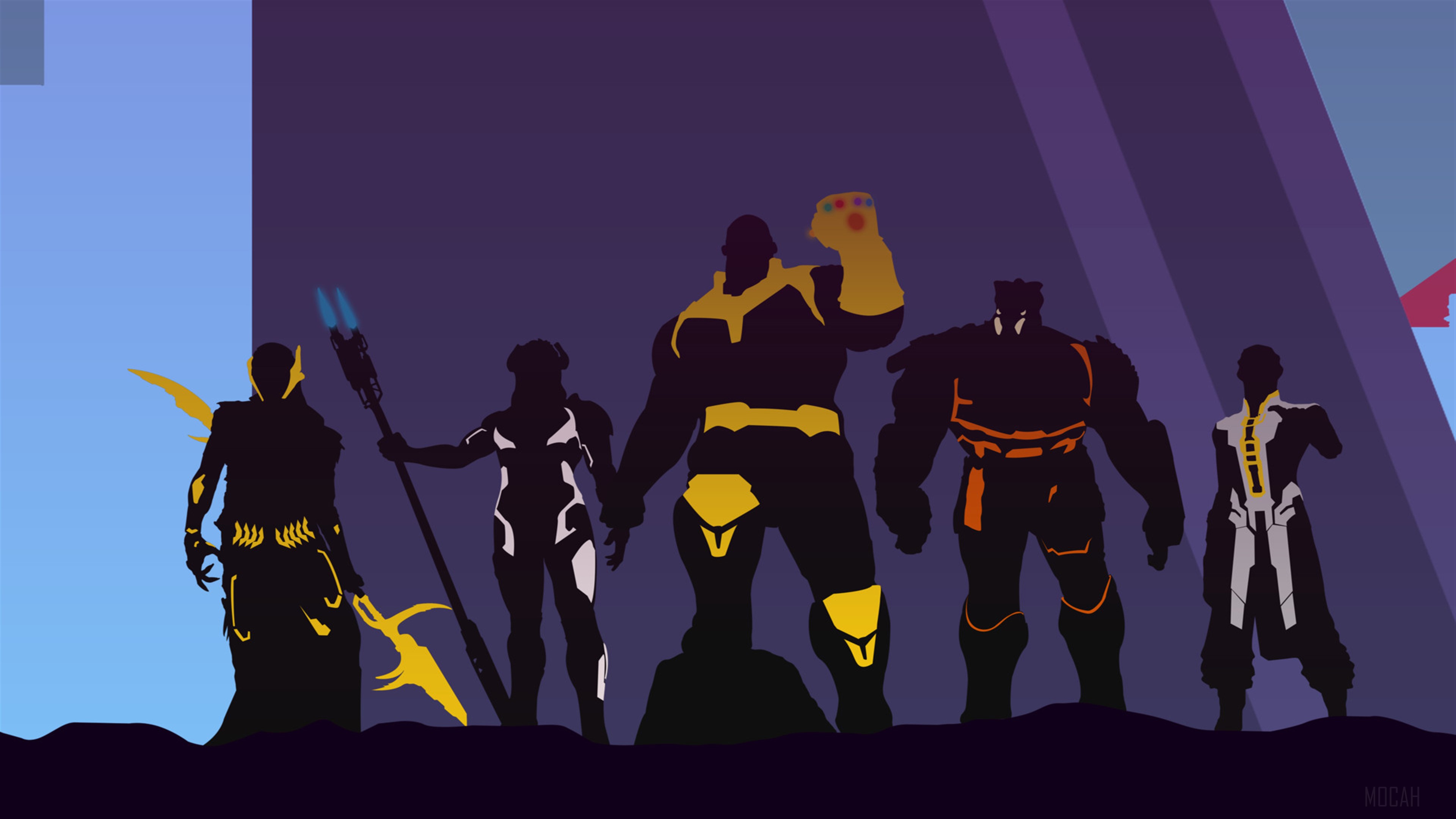 Thanos and the Black Order from Avengers Infinity War 4K HD Wallpaper
