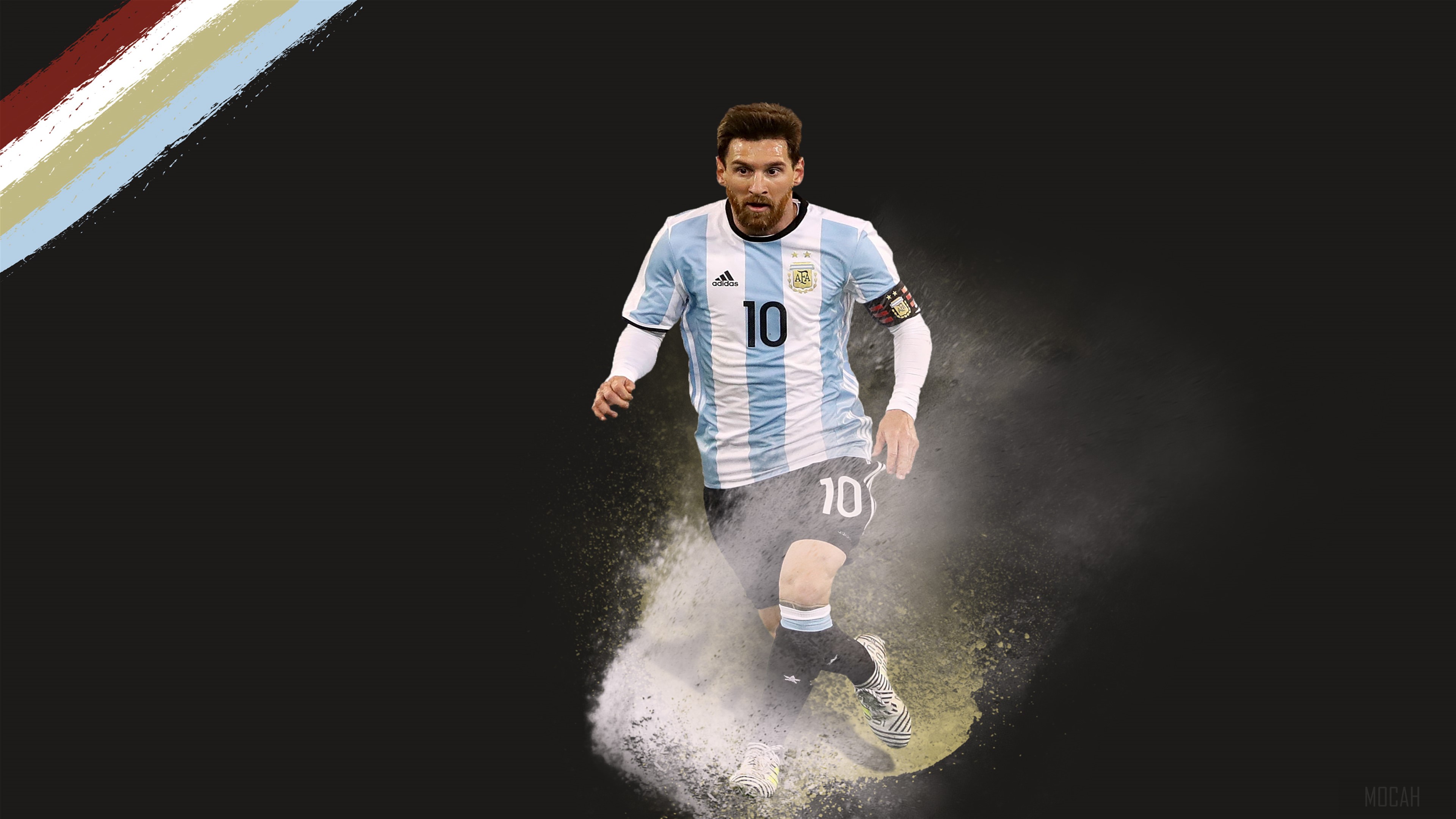 Lionel Messi from Argentina 4K HD Wallpaper