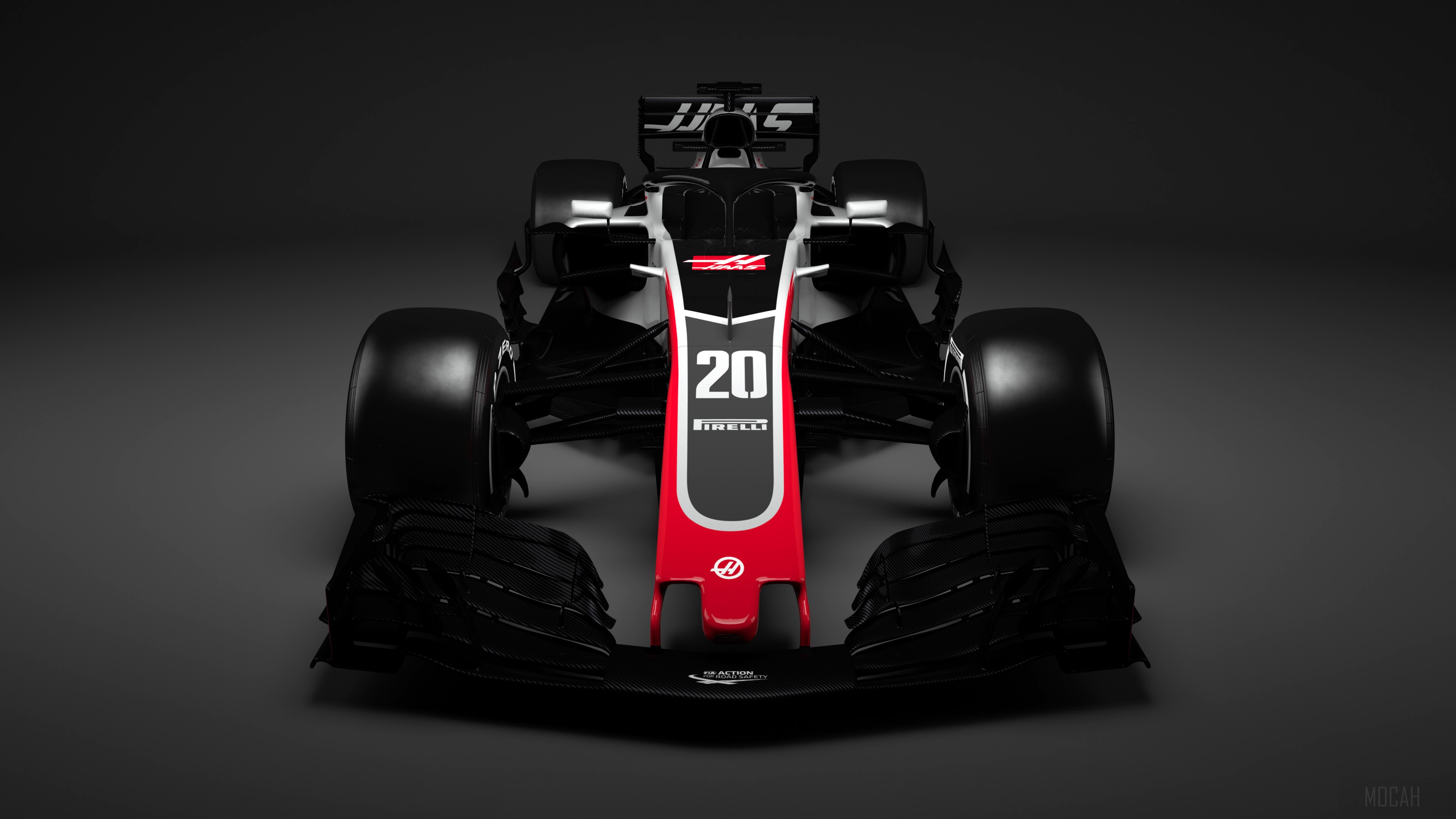 Haas Formula 1 Car 20 4K HD Wallpaper