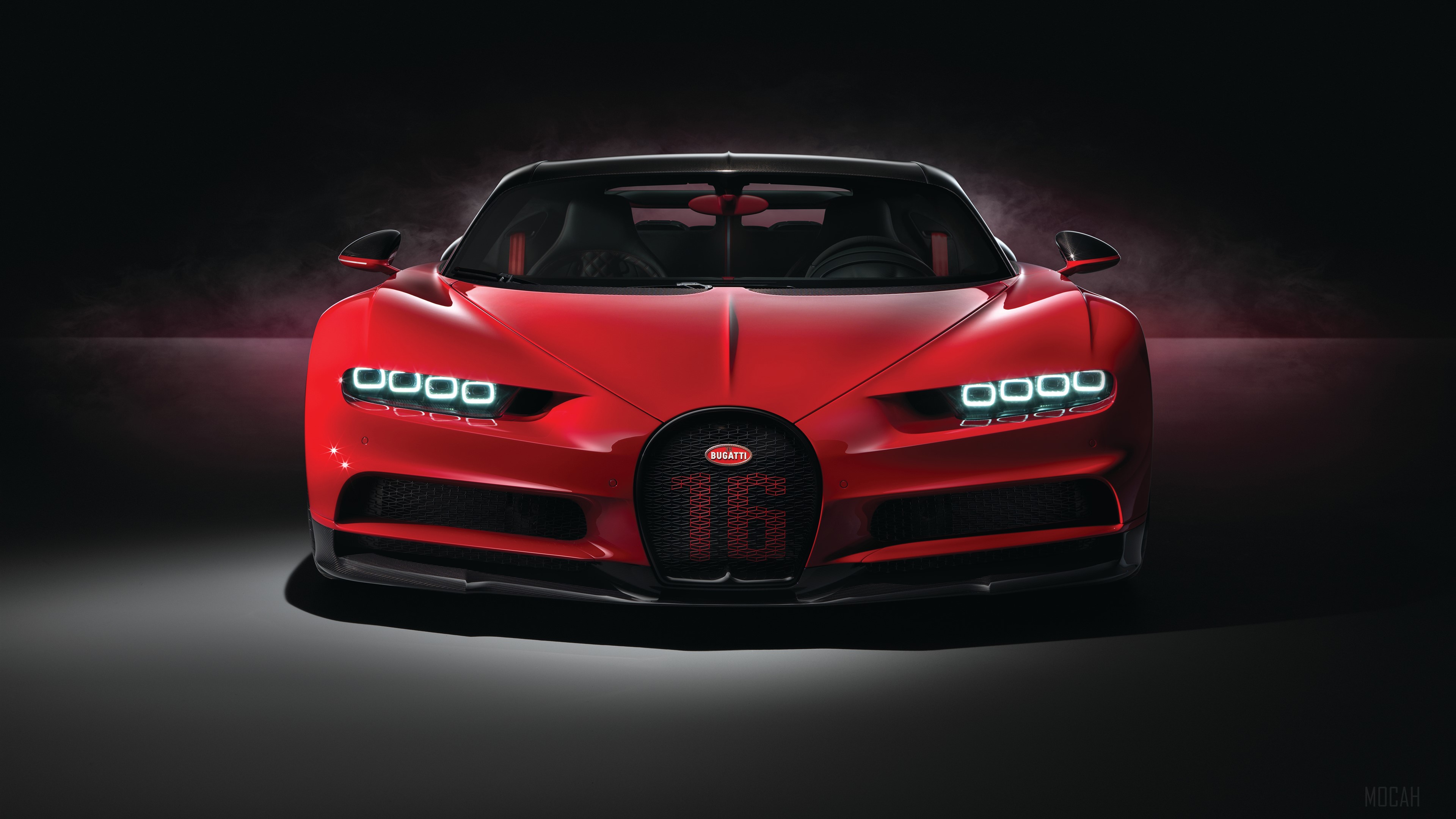 Red Bugatti Chiron Sport 16 4K HD Wallpaper
