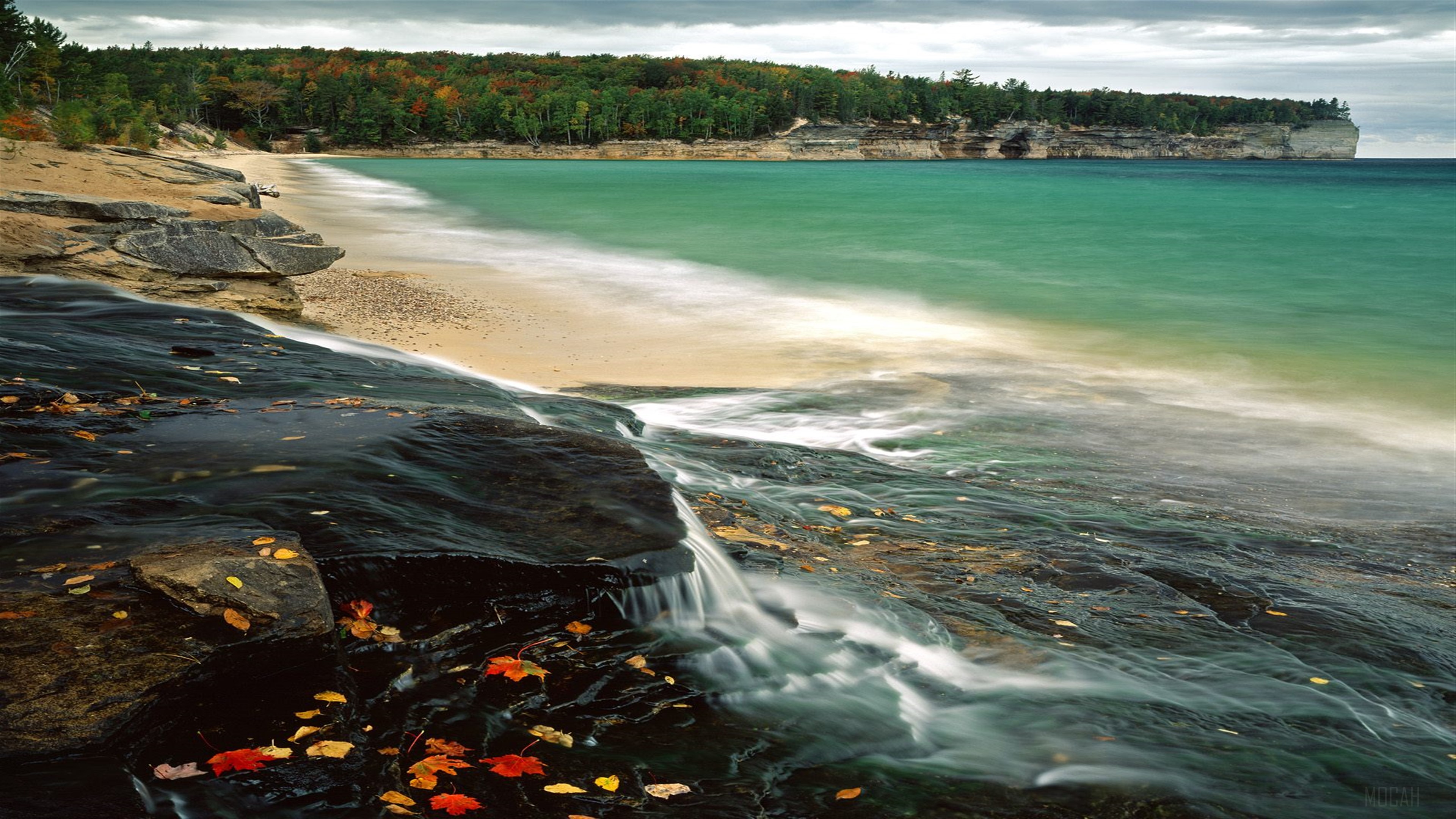 Chapel Beach Lake Superior HD Wallpaper