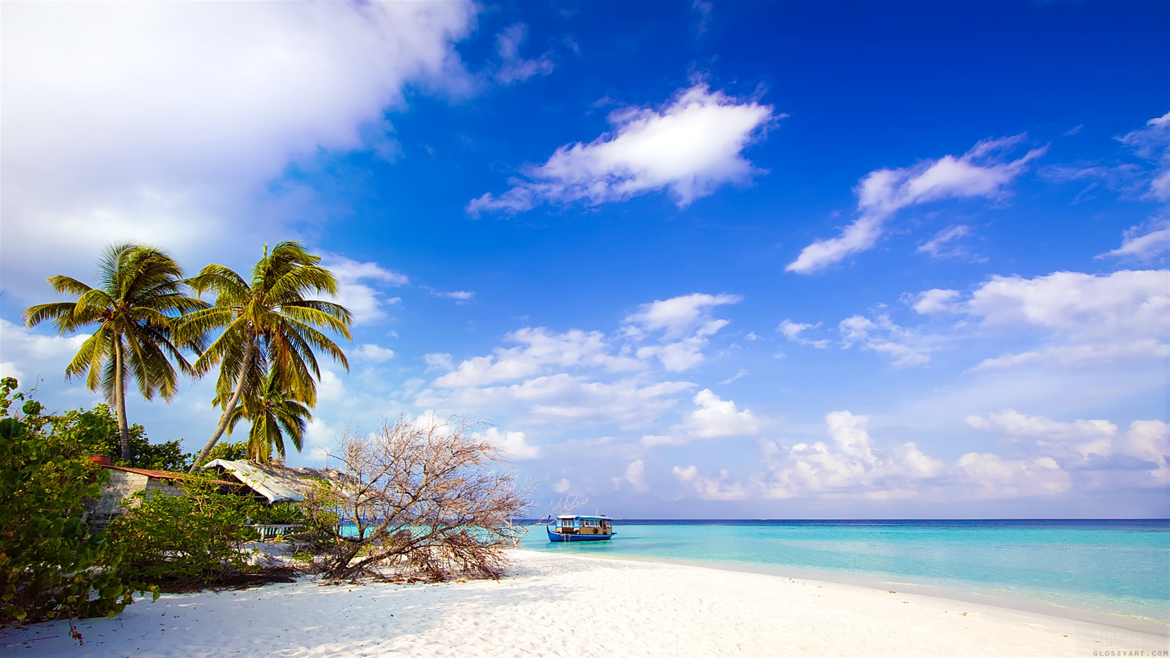 Beach Side HD Wallpaper