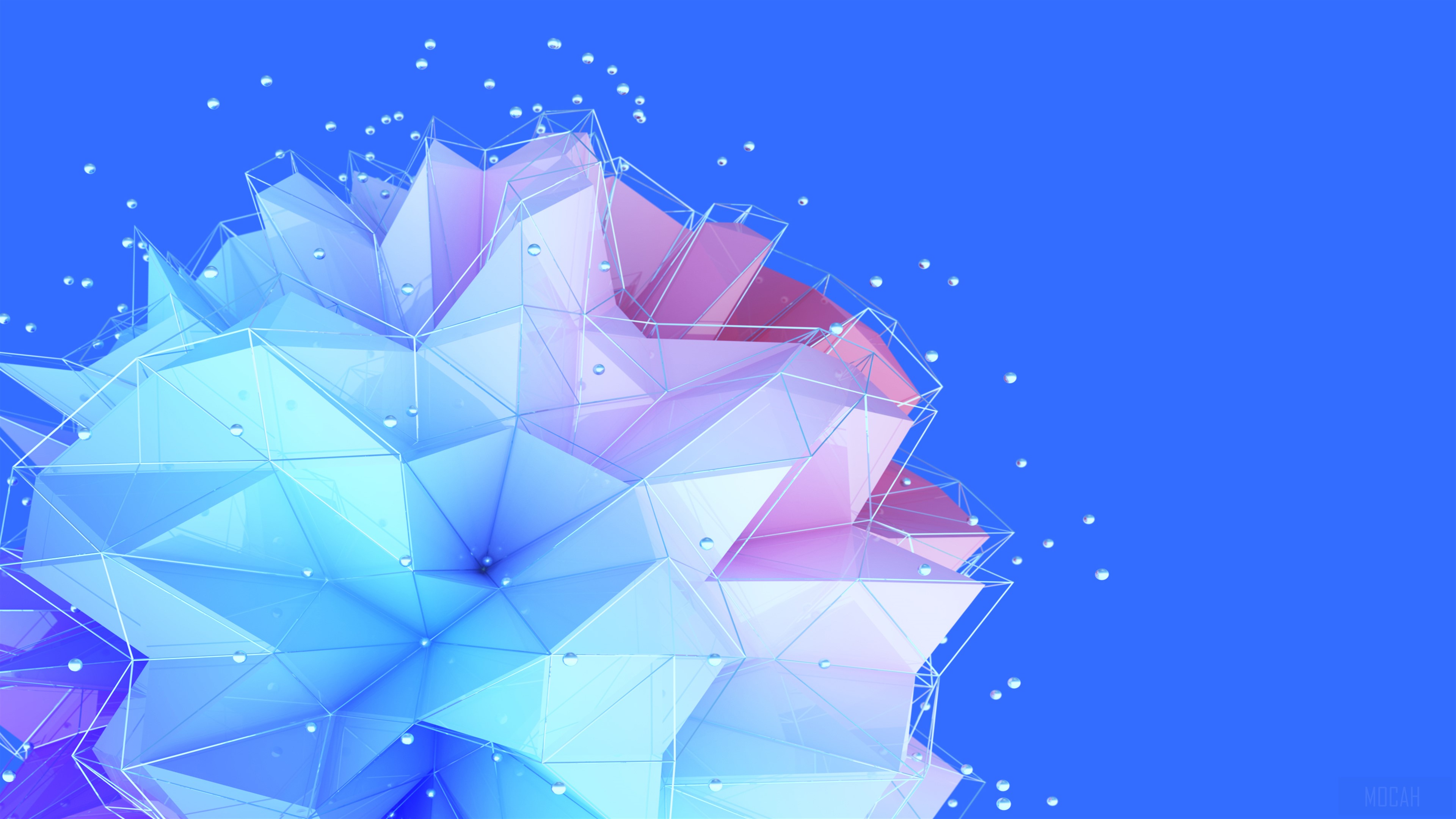 Geometric 3D Ball HTC U11 Plus Stock HD Wallpaper