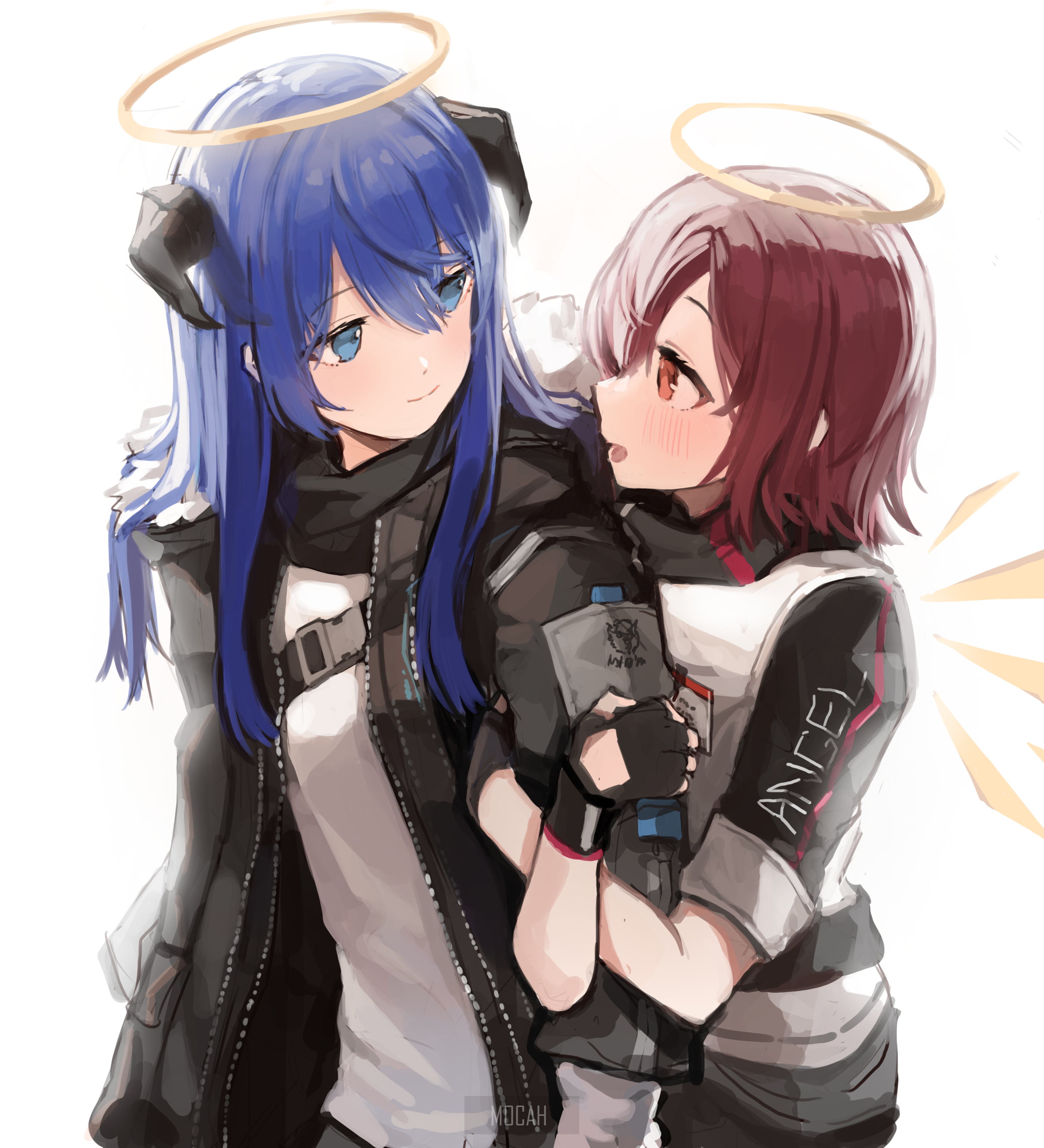 Mostima and Exusiai from Arknights HD Phone Wallpaper