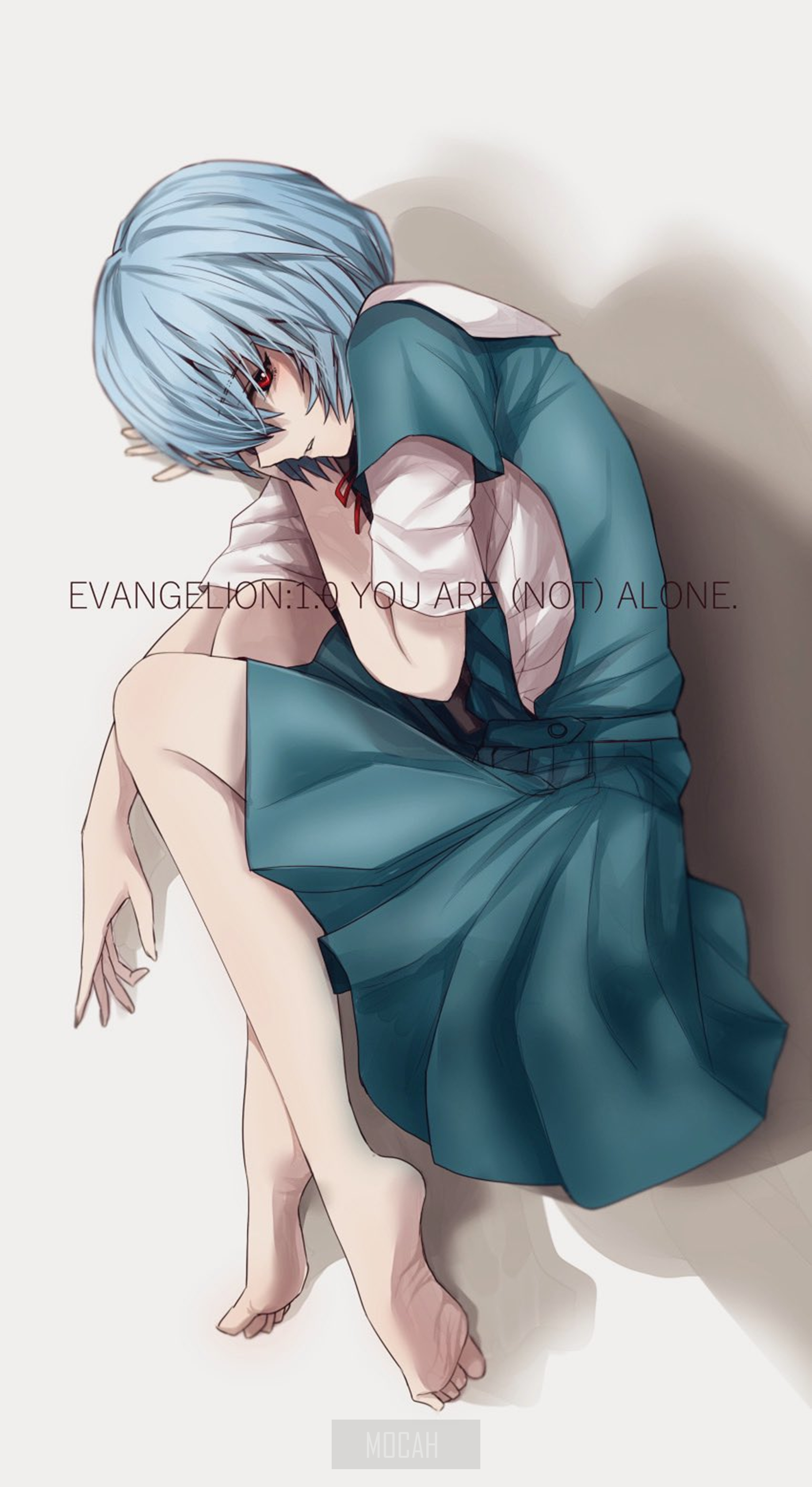 Rei Ayanami from Neon Genesis Evangelion HD Phone Wallpaper