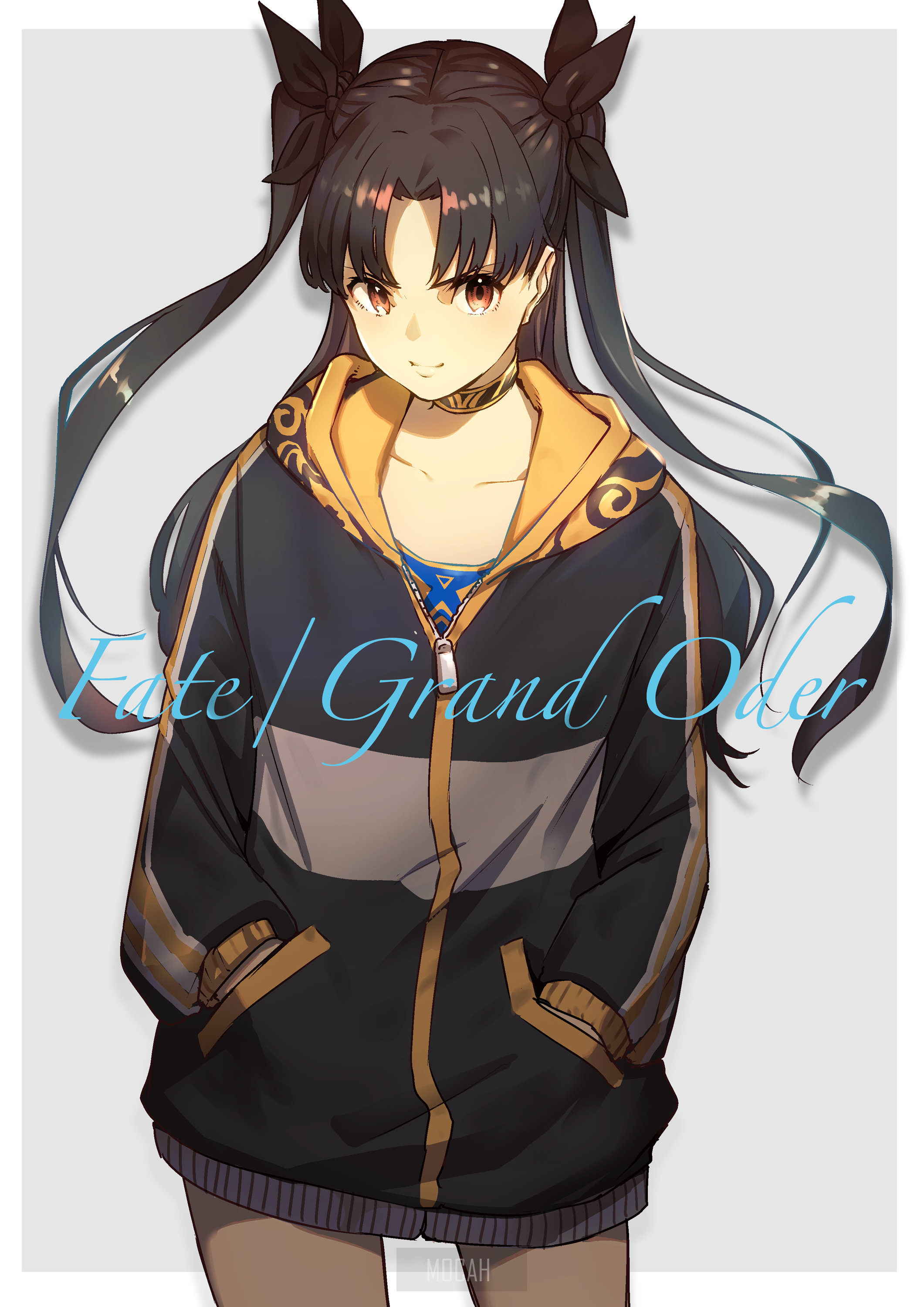 Rin Tohsaka from Fate/Grand Order HD Phone Wallpaper