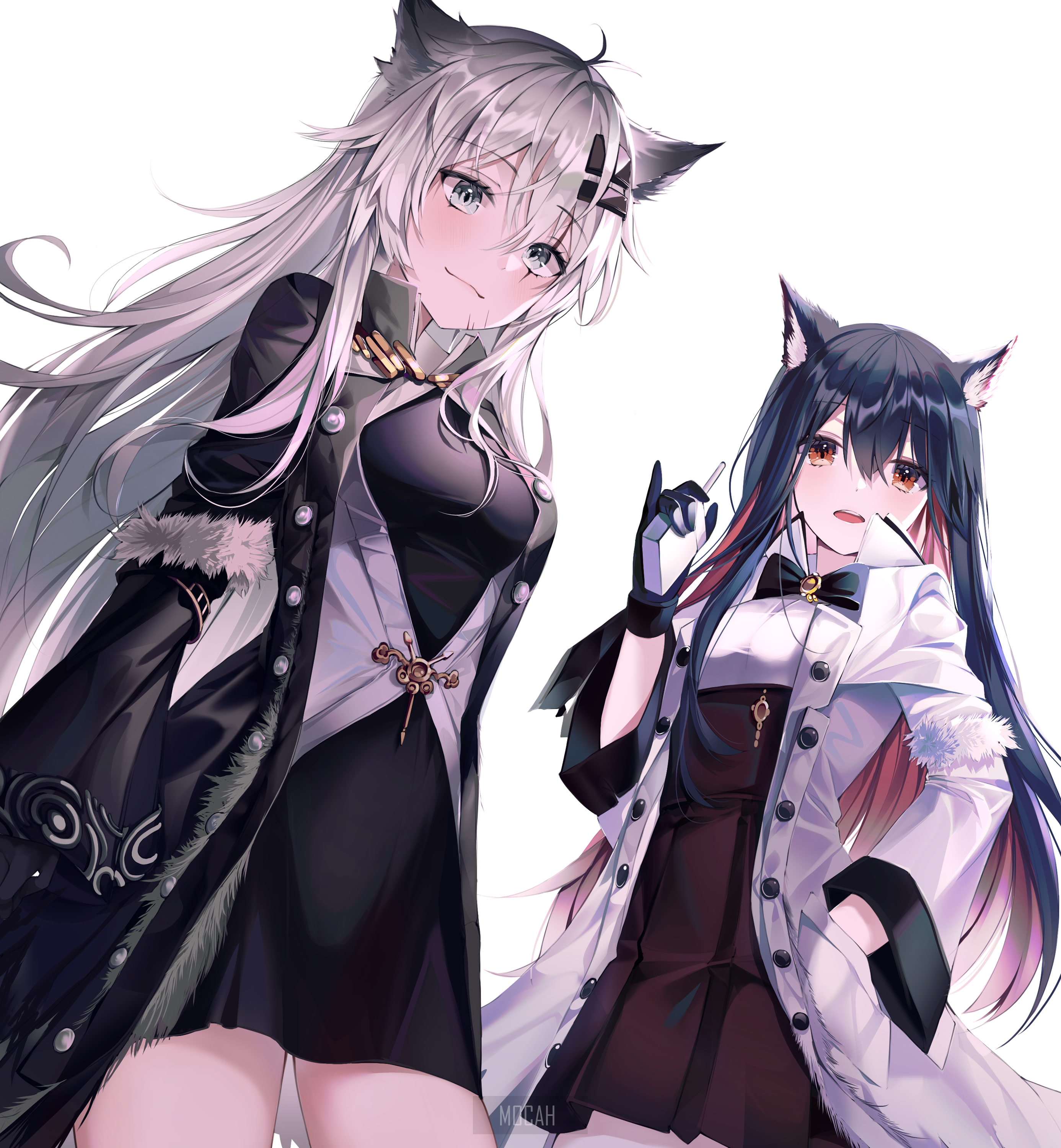 Texas and Lappland from Arknights HD Phone Wallpaper