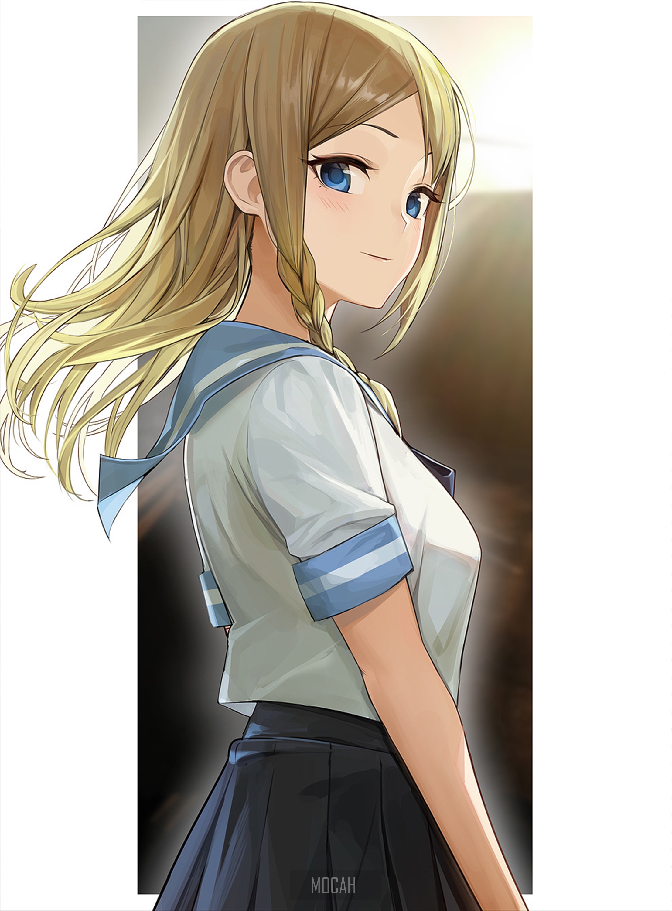 Hayasaka Ai in School Uniform from Kaguya-Sama: Love is War HD Phone Wallpaper