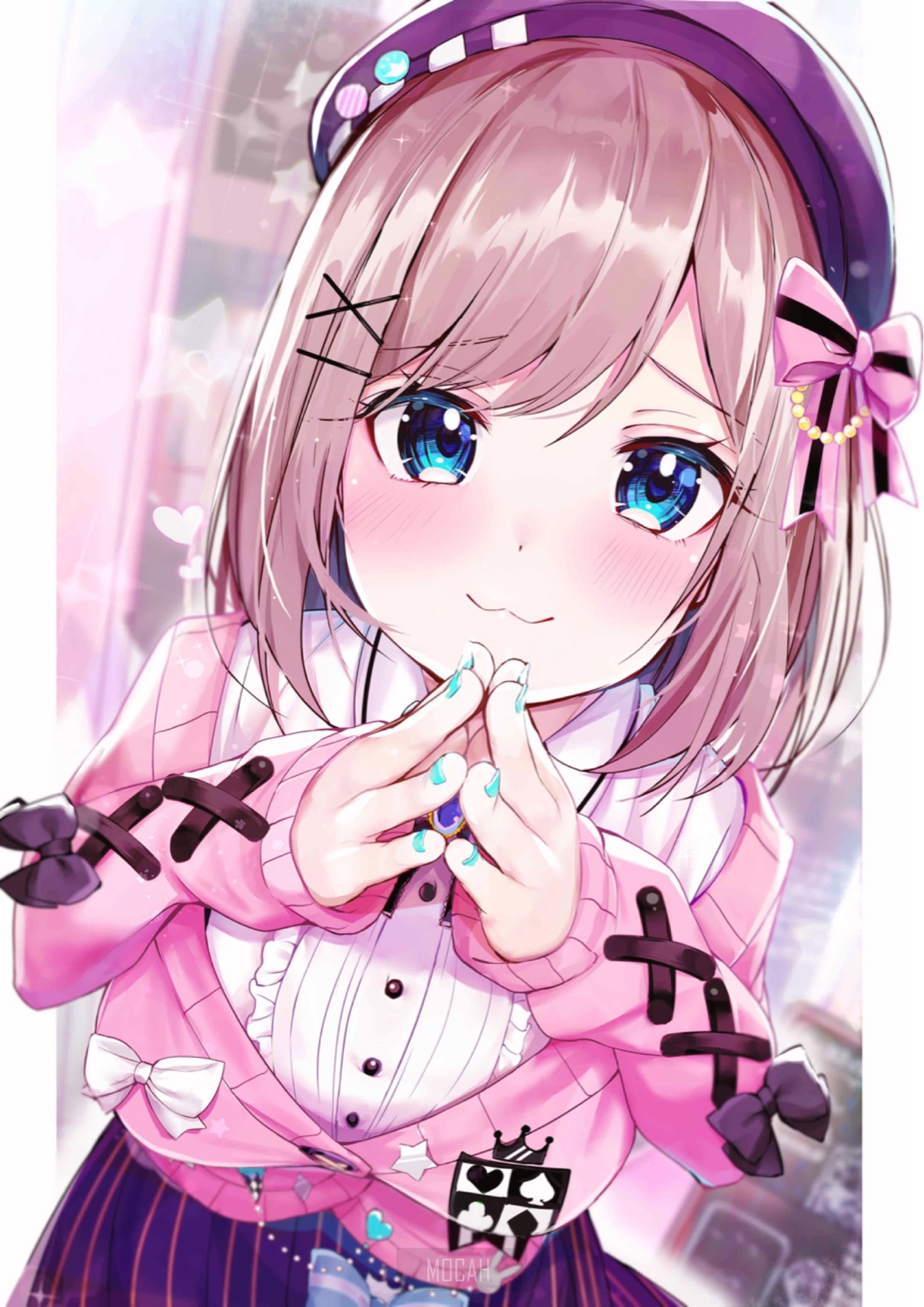 Suzuhara Lulu from Nijisanji anime girl HD Phone Wallpaper
