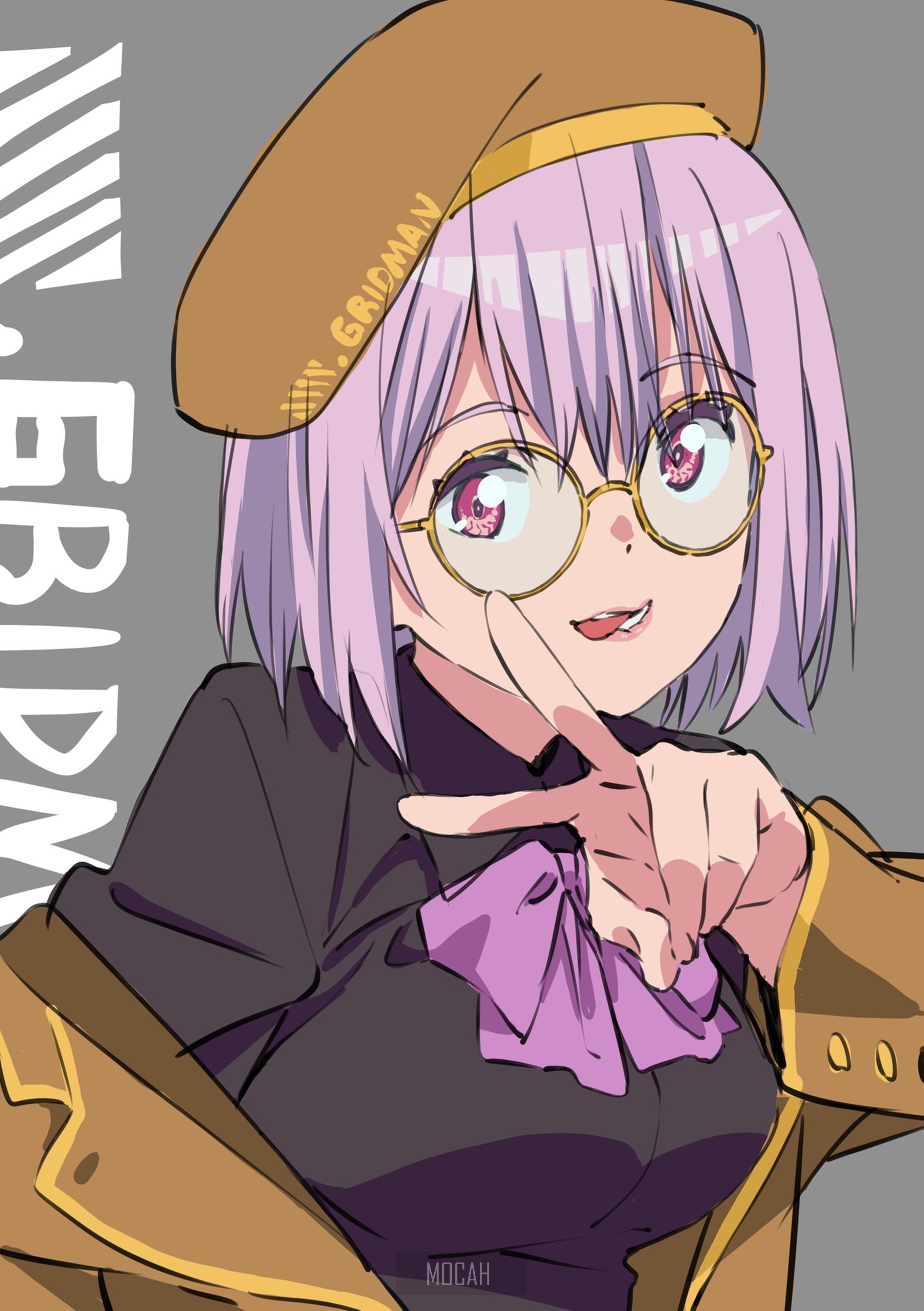 Shinjou Akane from SSSS.GRIDMAN HD Phone Wallpaper