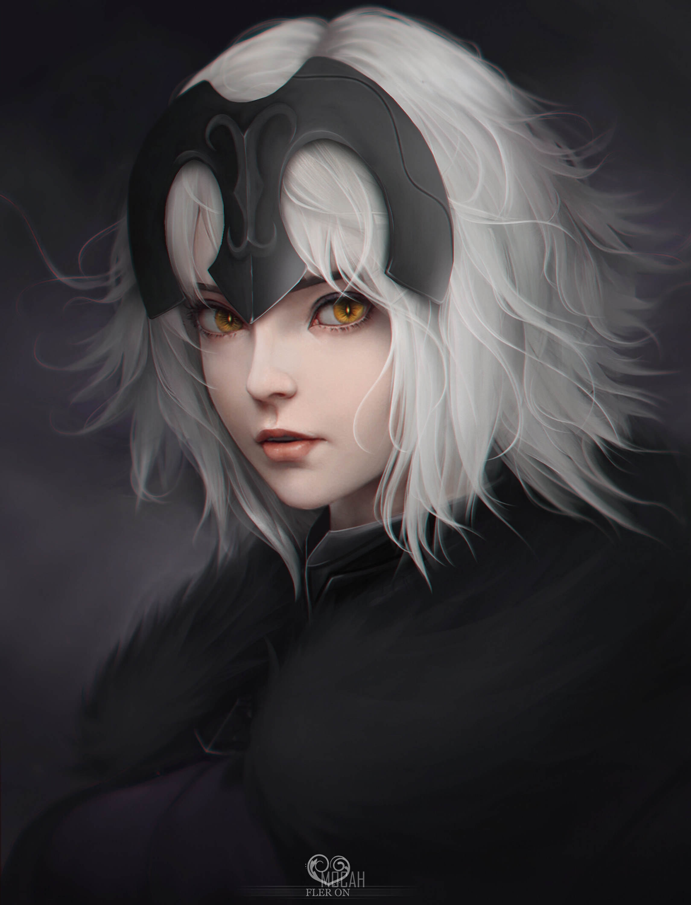 Jeanne d'Arc Alter from Fate/Grand Order HD Phone Wallpaper