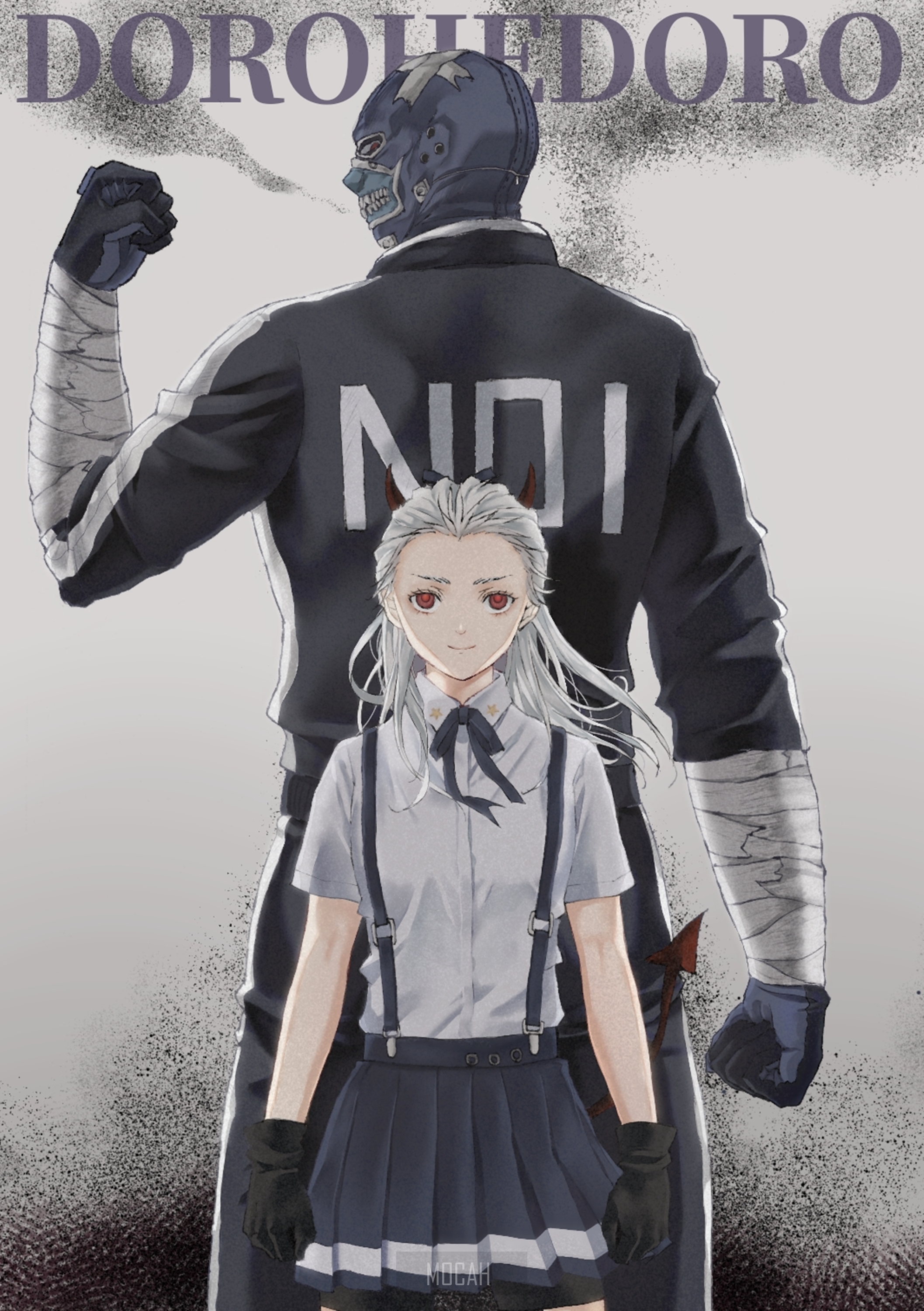 Noi and Shin from Dorohedoro HD Phone Wallpaper