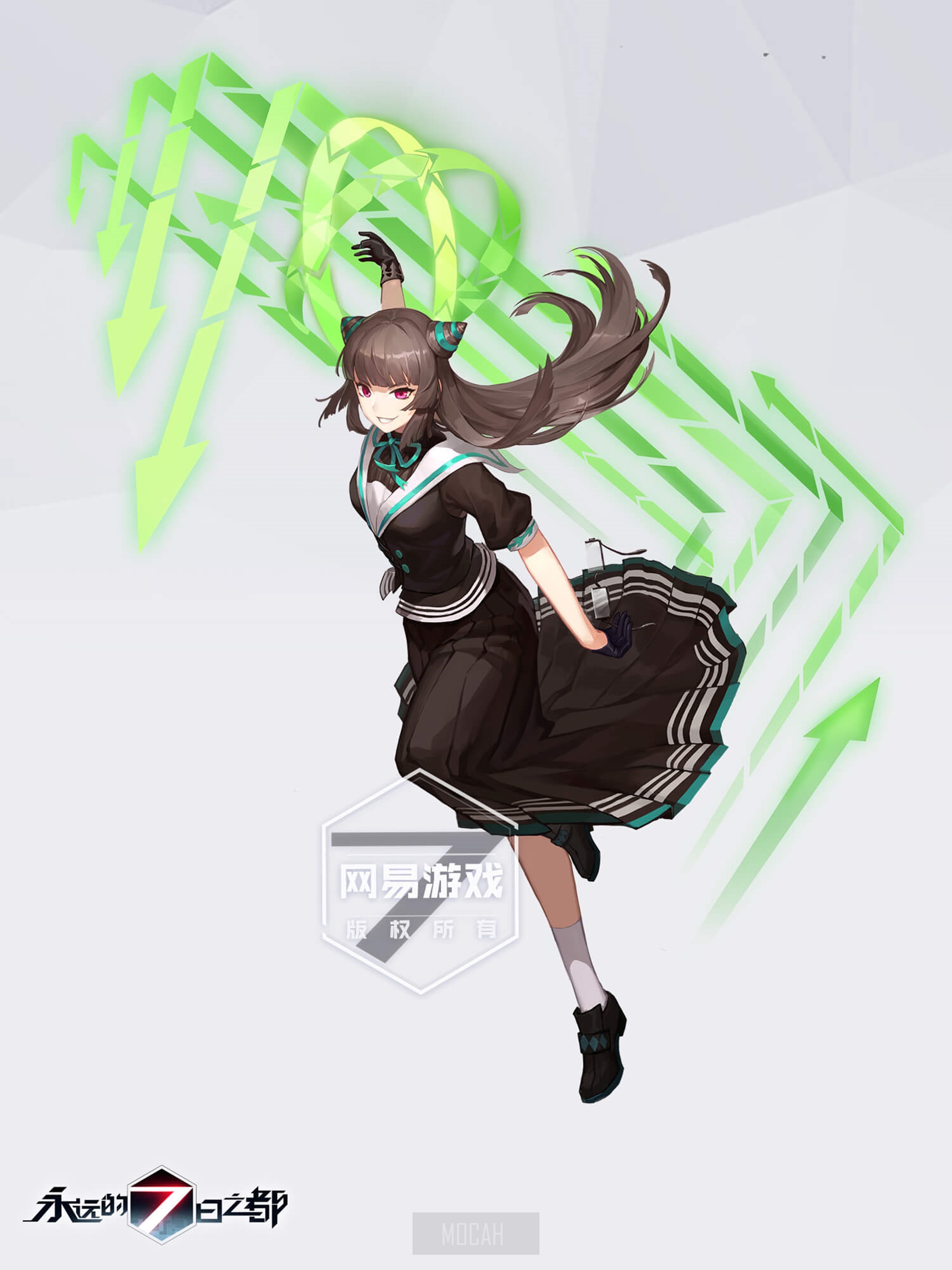 Anime girl from Forever 7th Capital HD Phone Wallpaper