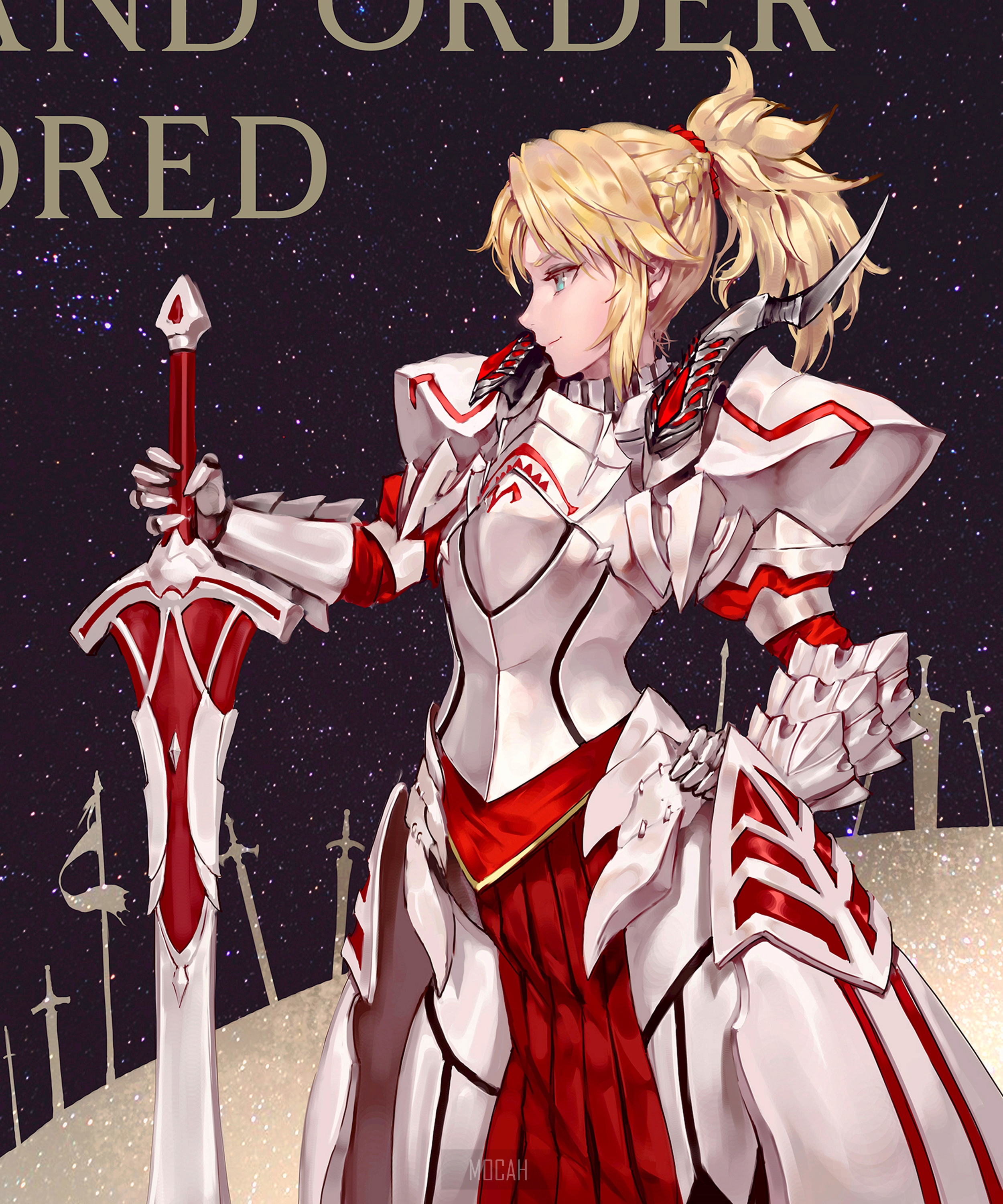 Mordred from Fate/Grand Order HD Phone Wallpaper