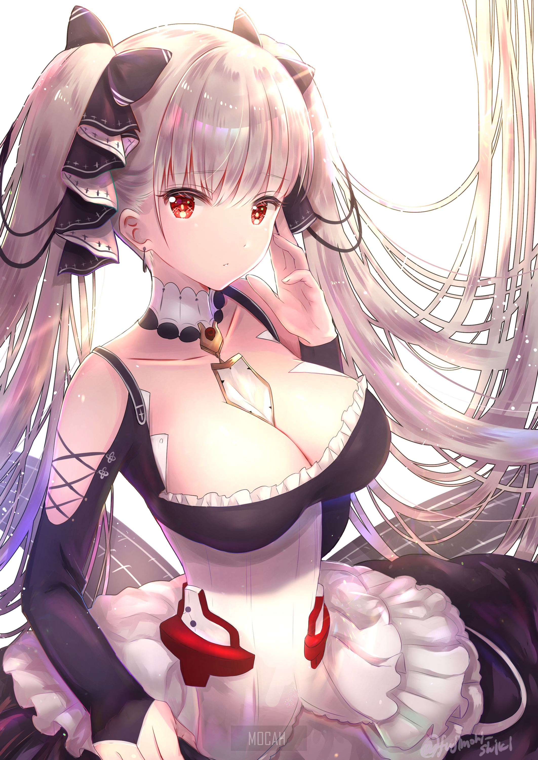 Formidable from Azur Lane in Elegant Outfit HD Phone Wallpaper