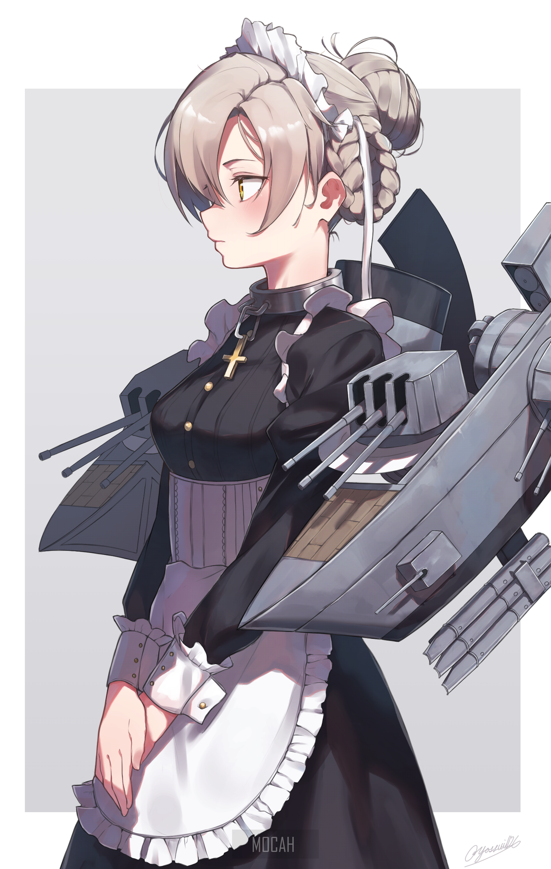 Sheffield from Azur Lane in Maid Outfit HD Phone Wallpaper