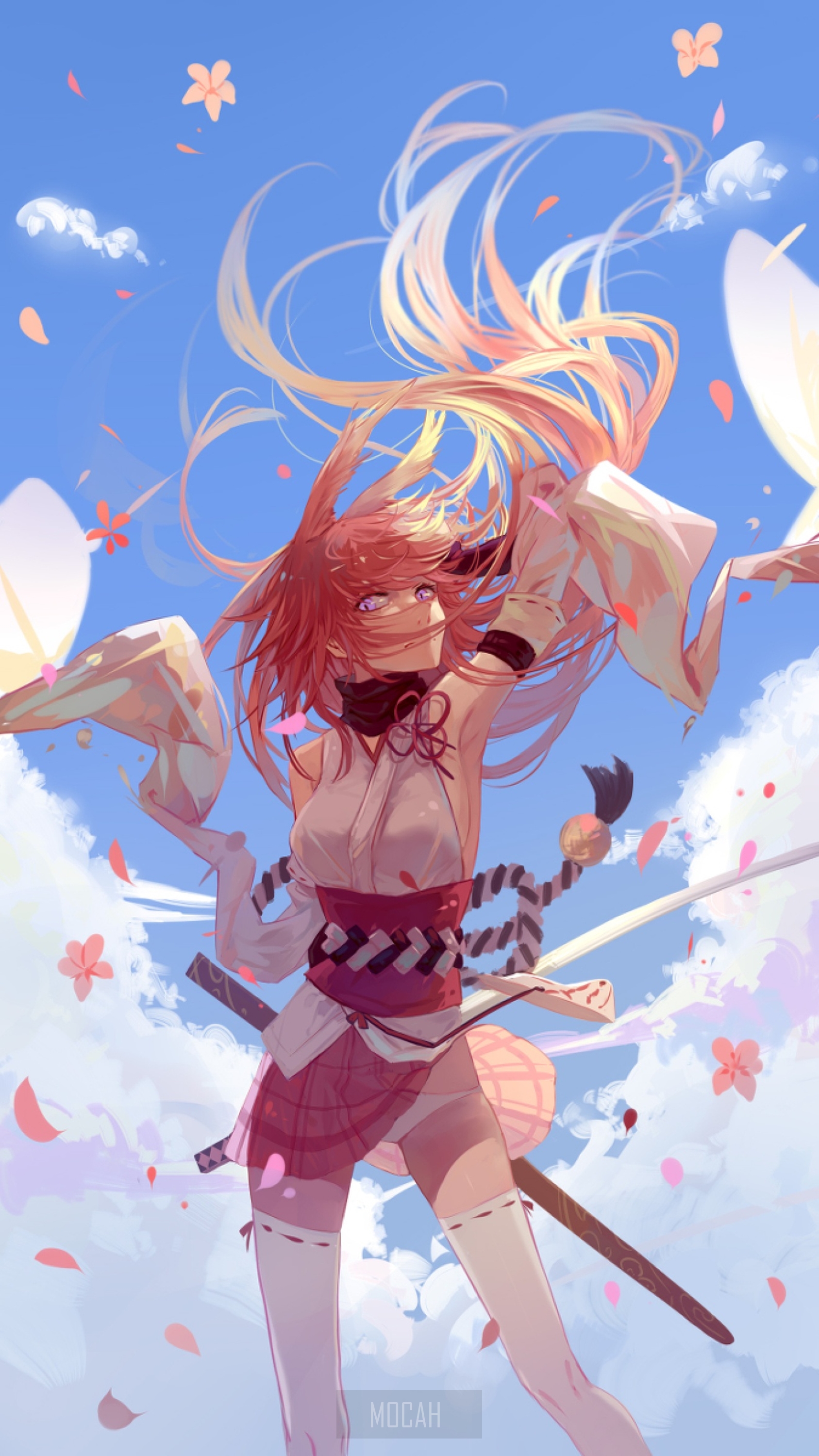 Yae Sakura from Honkai Impact 3rd HD Phone Wallpaper