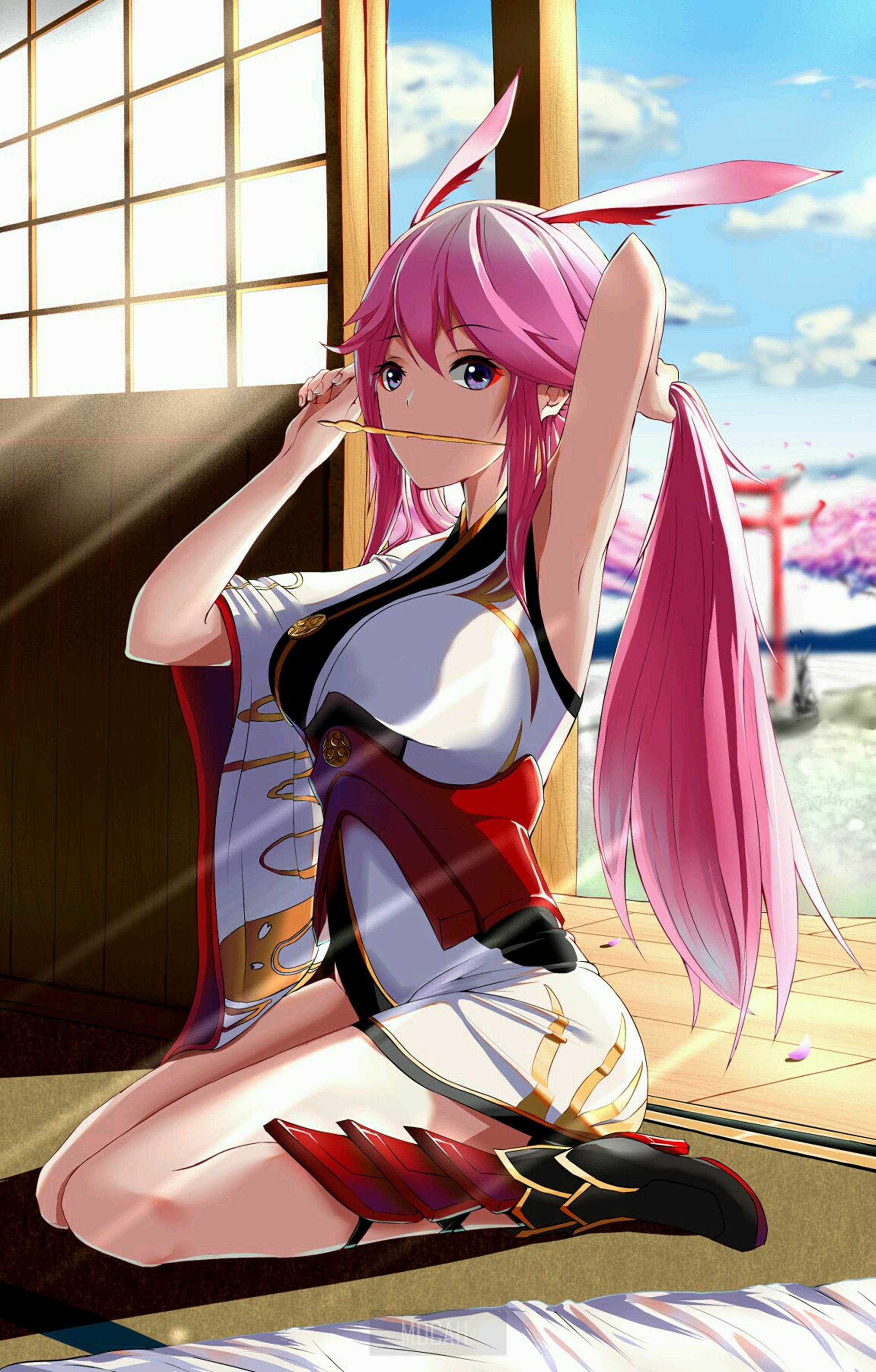Yae Sakura from Honkai Impact 3rd HD Phone Wallpaper