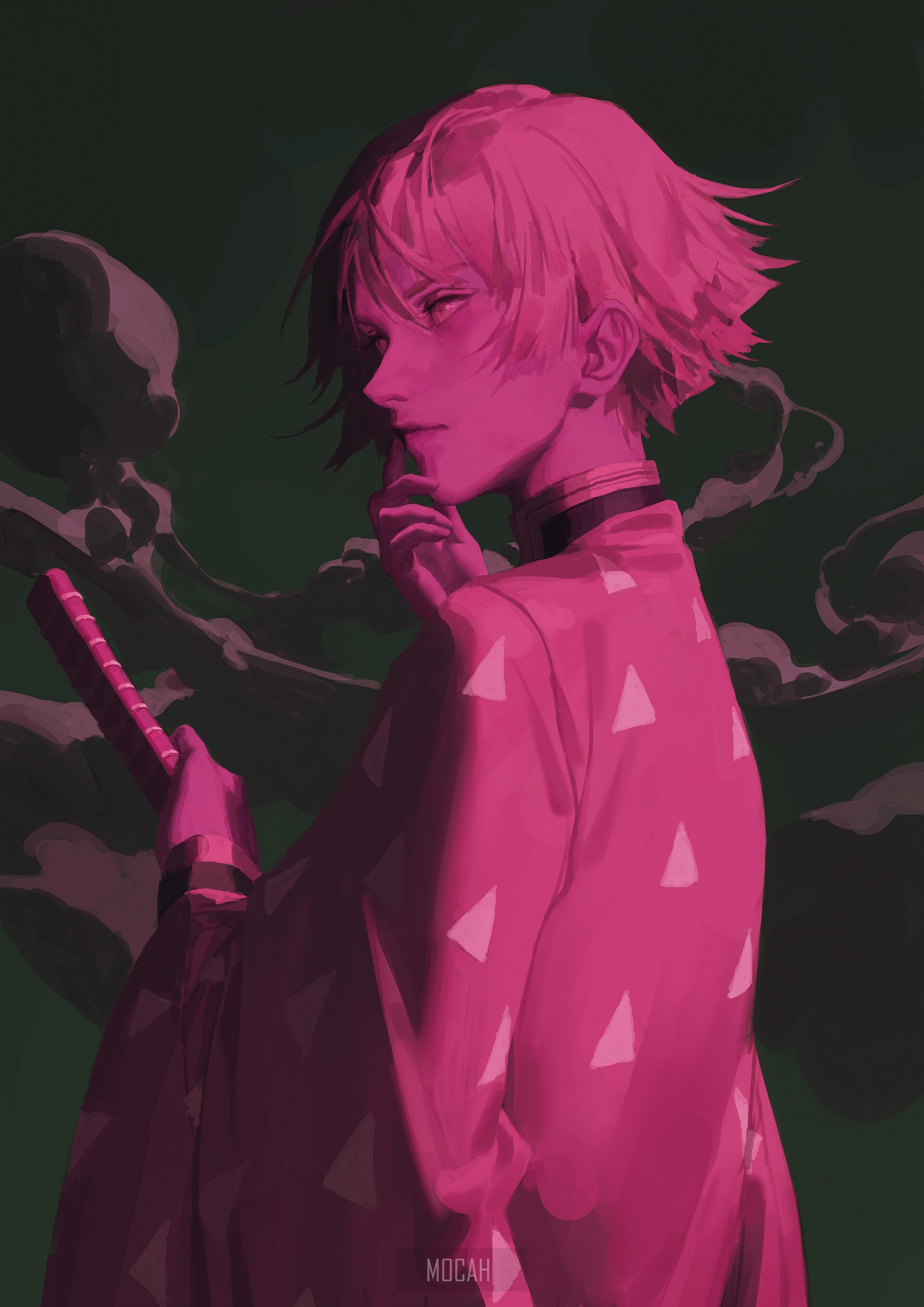 Zenitsu Agatsuma from Demon Slayer HD Phone Wallpaper