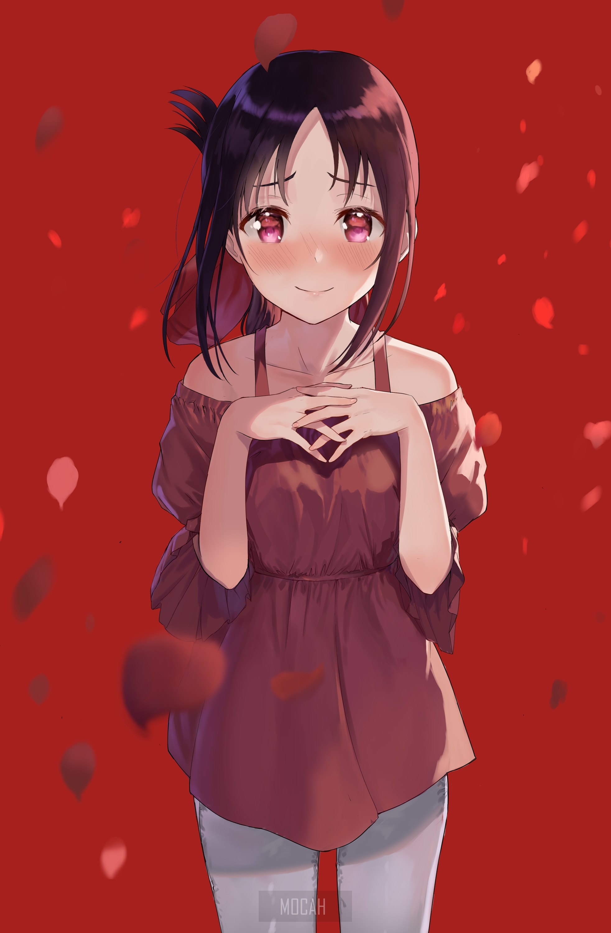 Kaguya Shinomiya from Kaguya-Sama: Love is War HD Phone Wallpaper