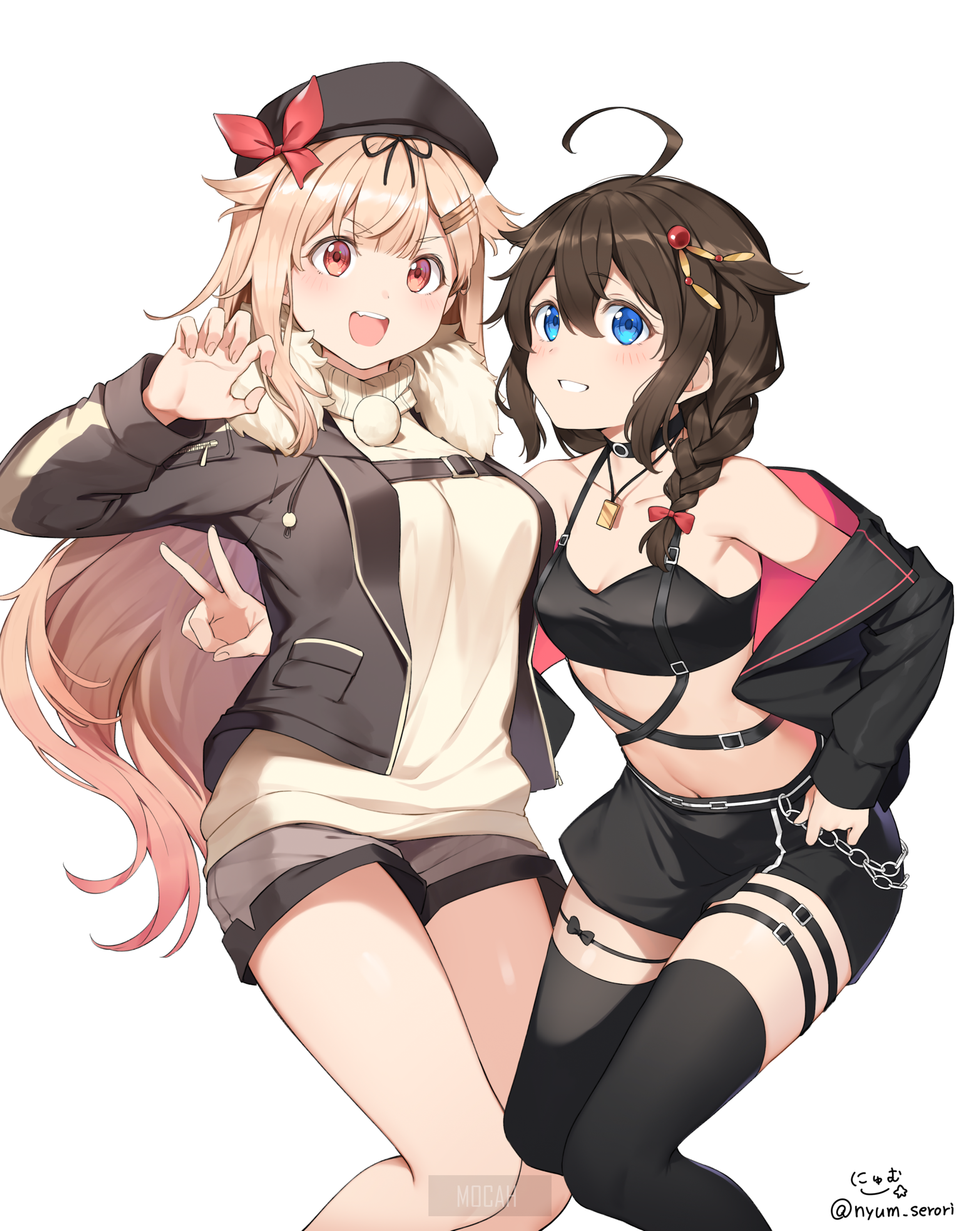 Shigure and Yuudachi from KanColle HD Phone Wallpaper