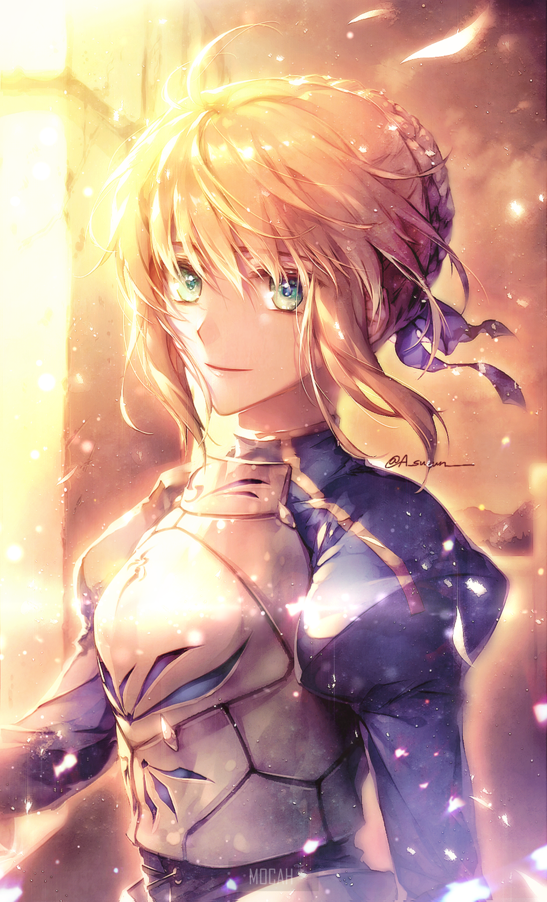 Arturia Pendragon (Saber) from Fate/Stay Night HD Phone Wallpaper