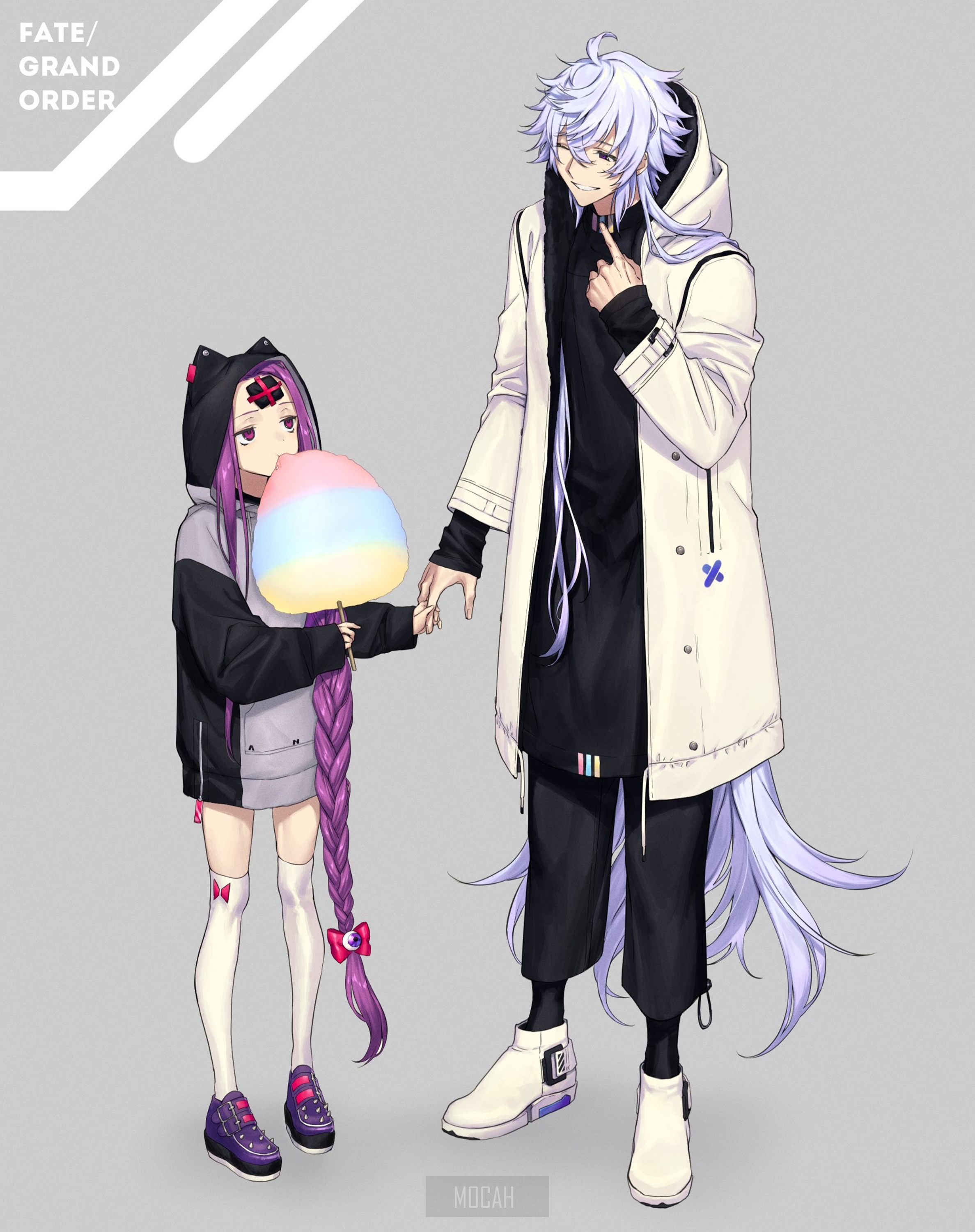 Medusa (Lancer) and Merlin from Fate/Grand Order HD Phone Wallpaper