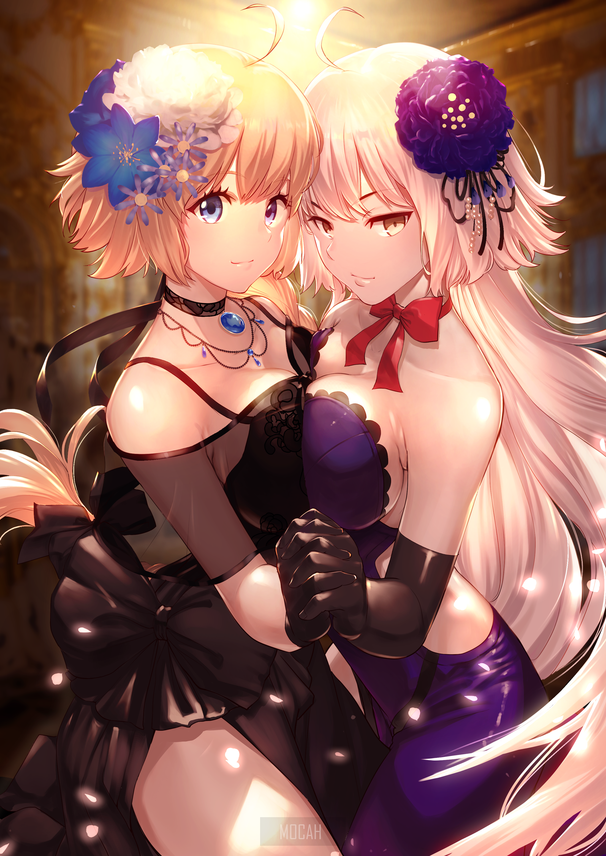 Jeanne d'Arc and Jeanne Alter from Fate Series HD Phone Wallpaper