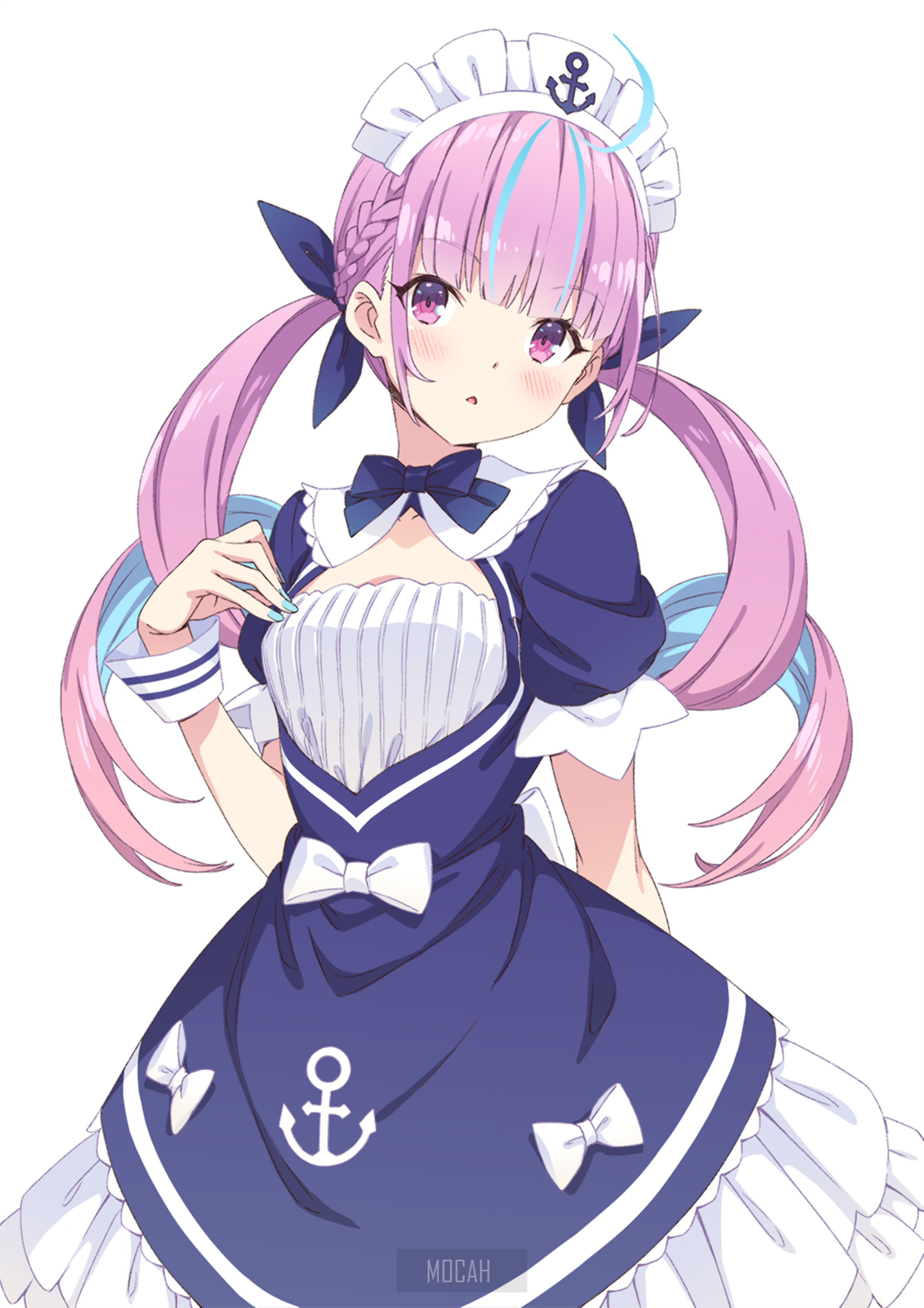 Minato Aqua from Hololive HD Phone Wallpaper