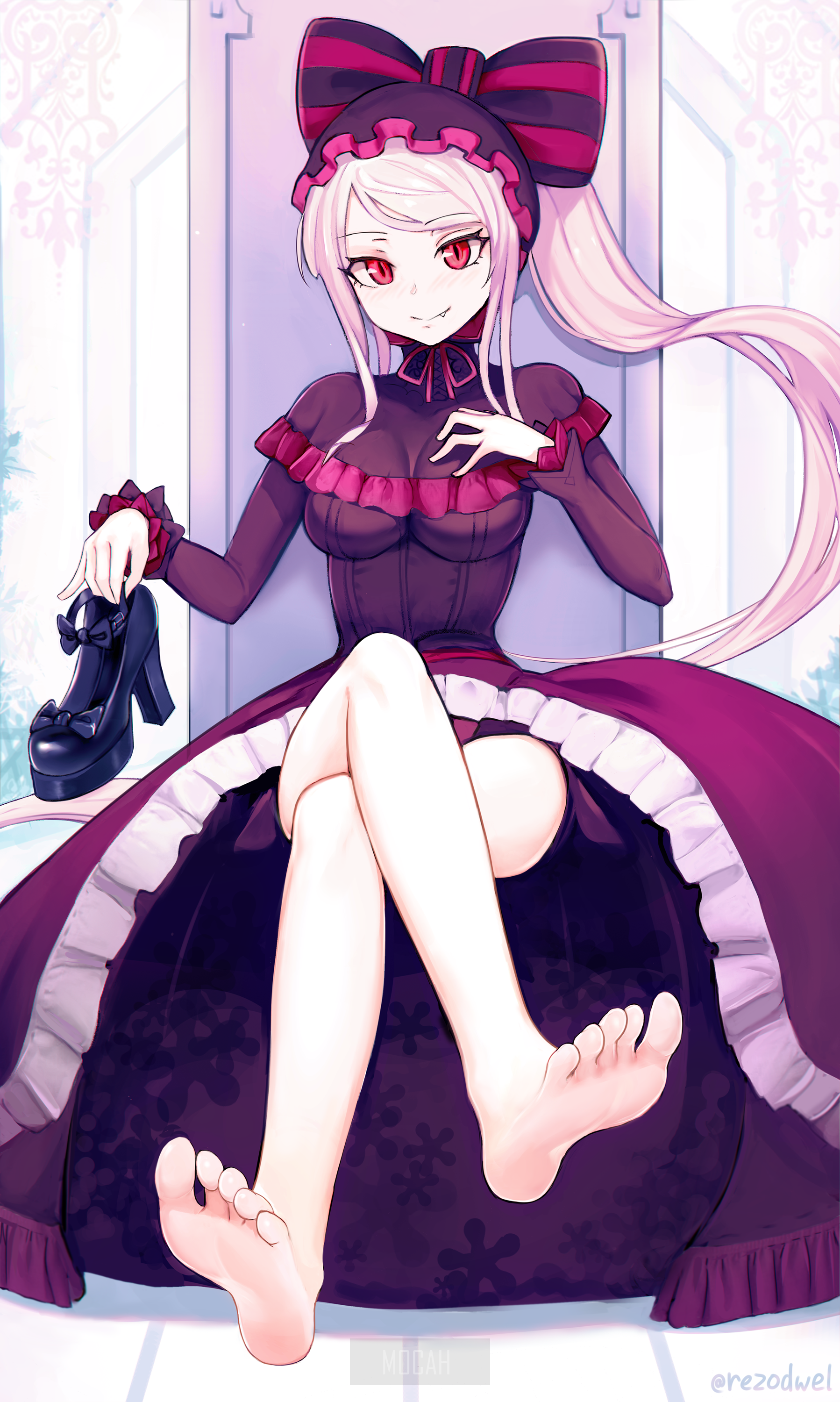 Shalltear from Overlord fan art HD Phone Wallpaper